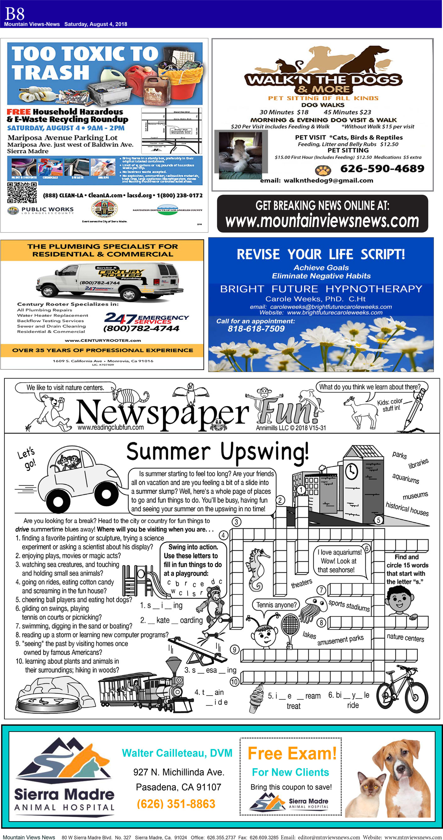 MVNews this week:  Page B:8