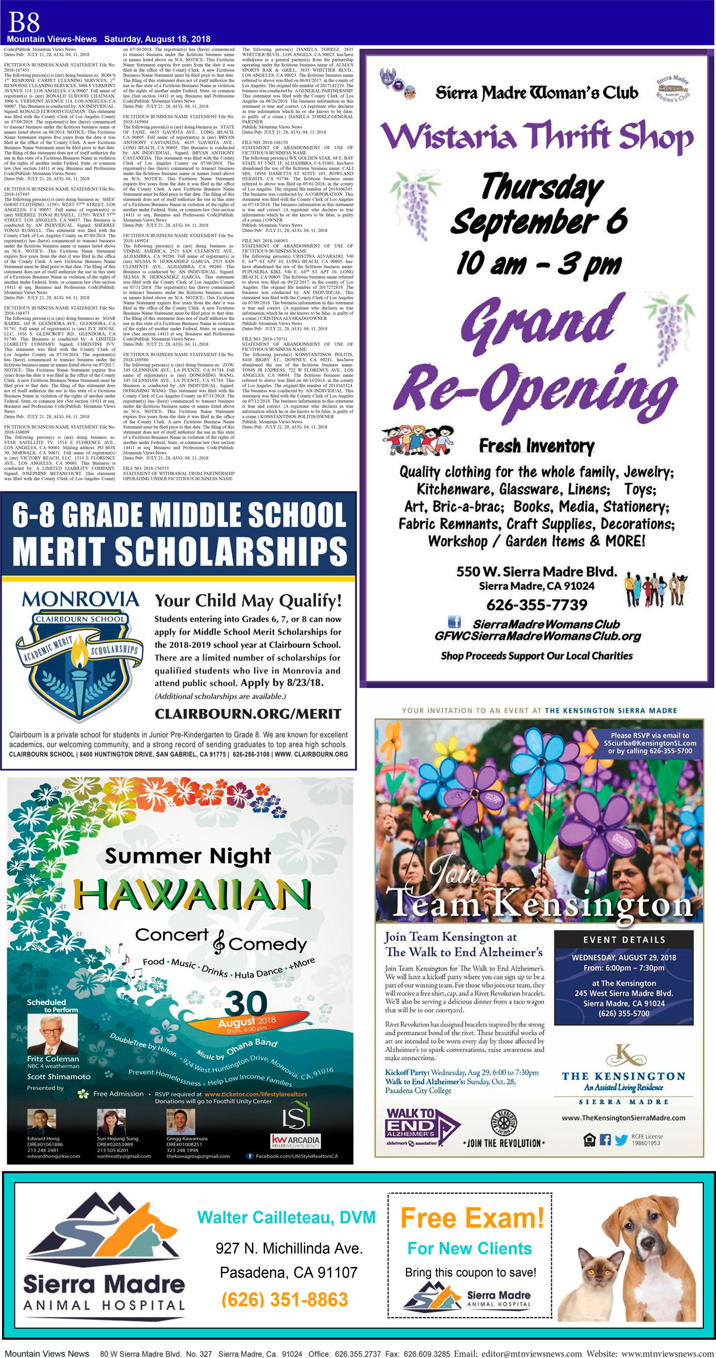 MVNews this week:  Page B:8