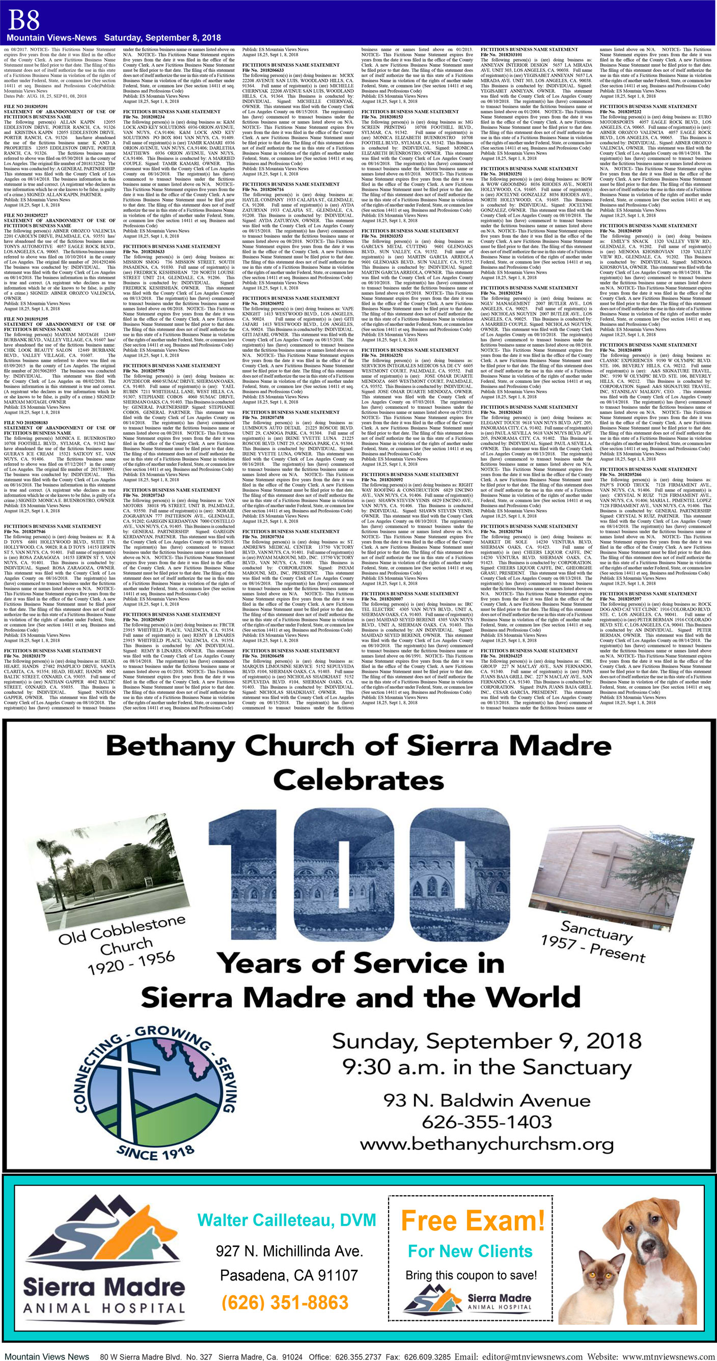 MVNews this week:  Page B:8