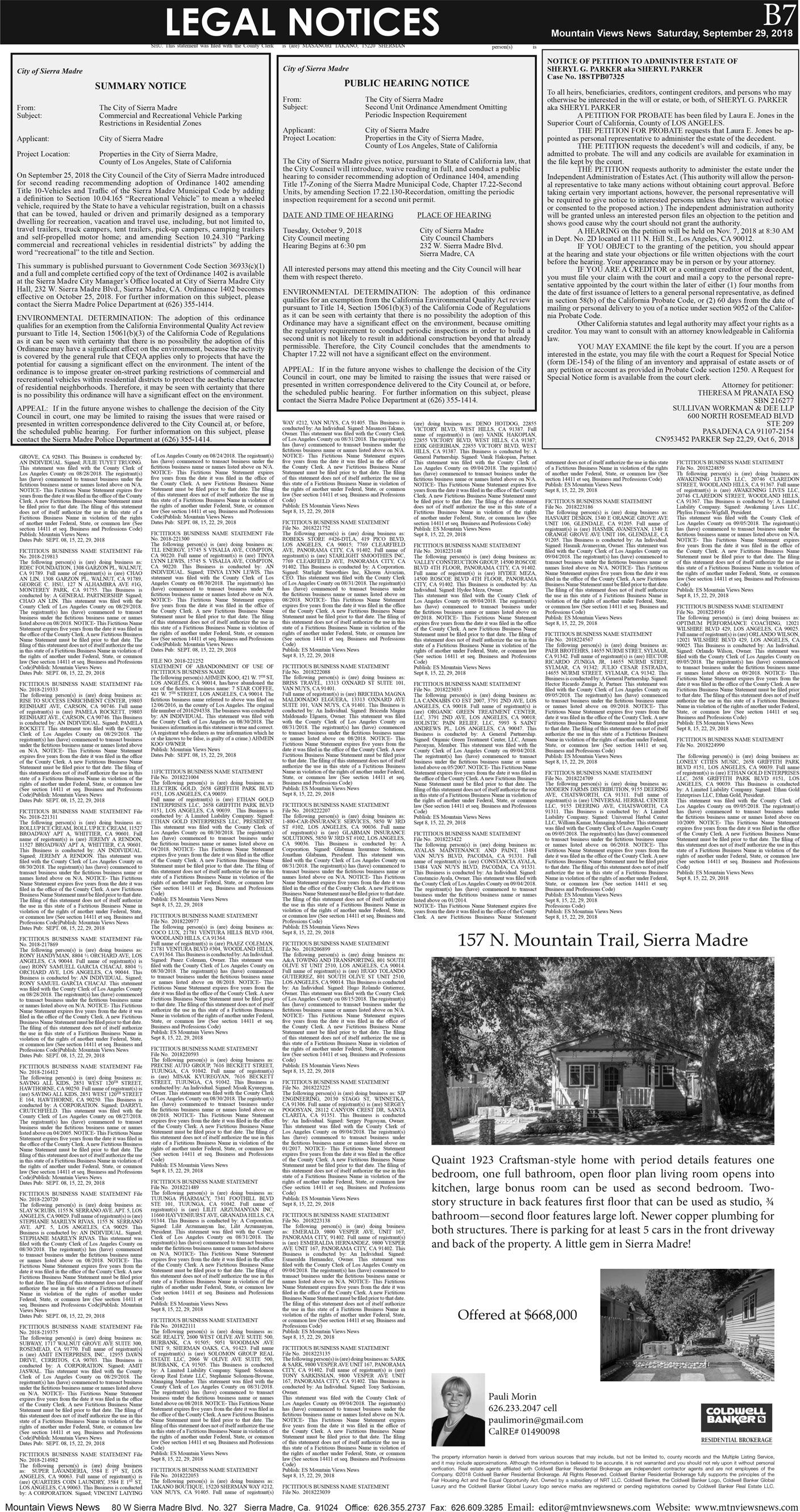 MVNews this week:  Page B:7