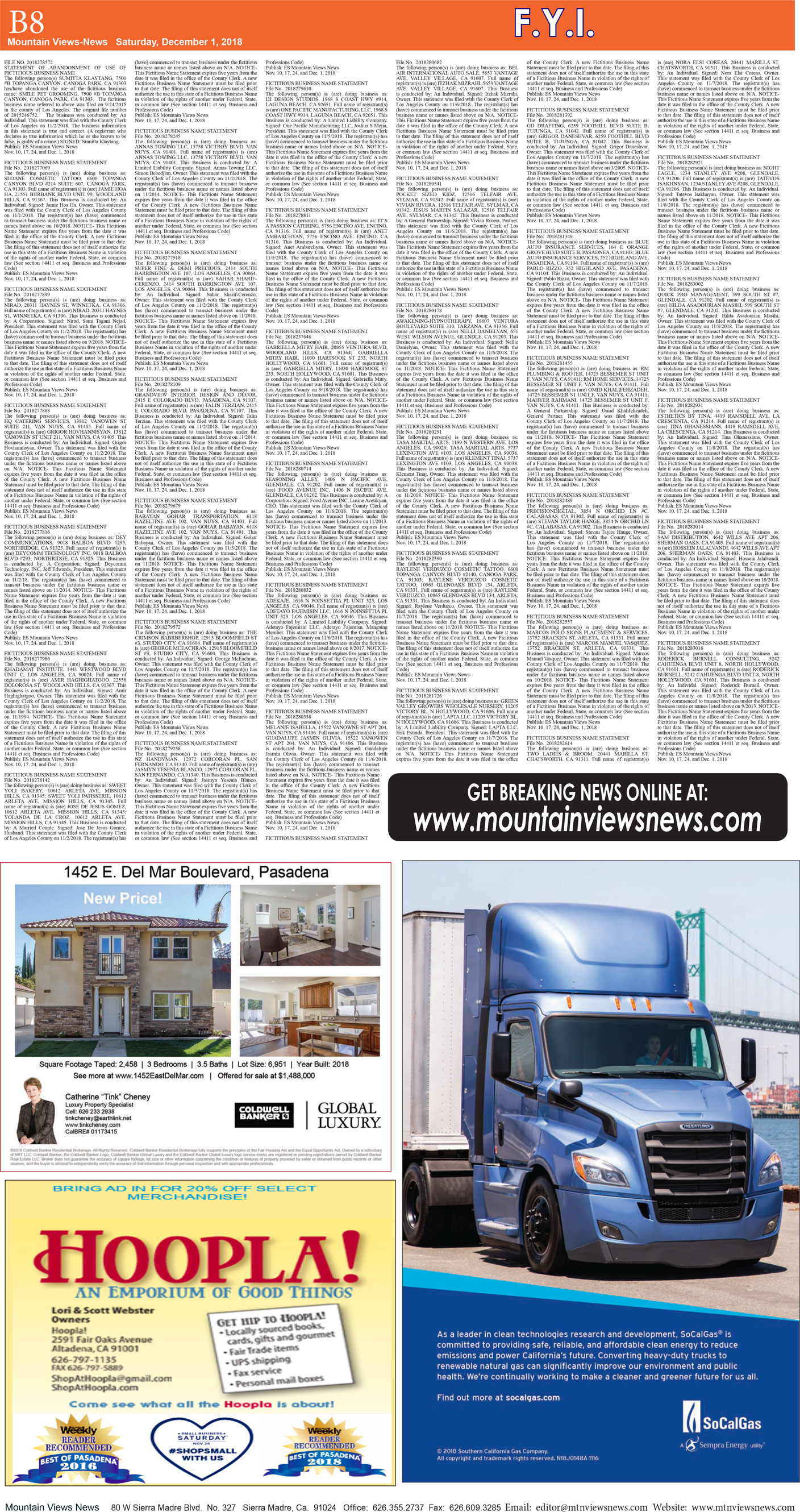 MVNews this week:  Page B:8