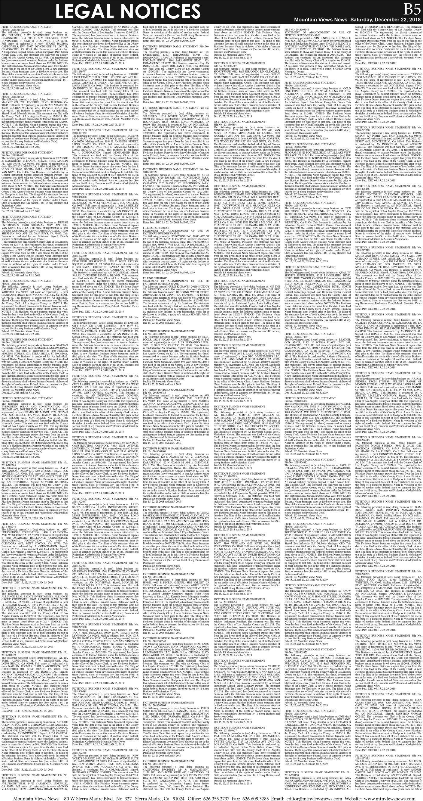 MVNews this week:  Page B:5