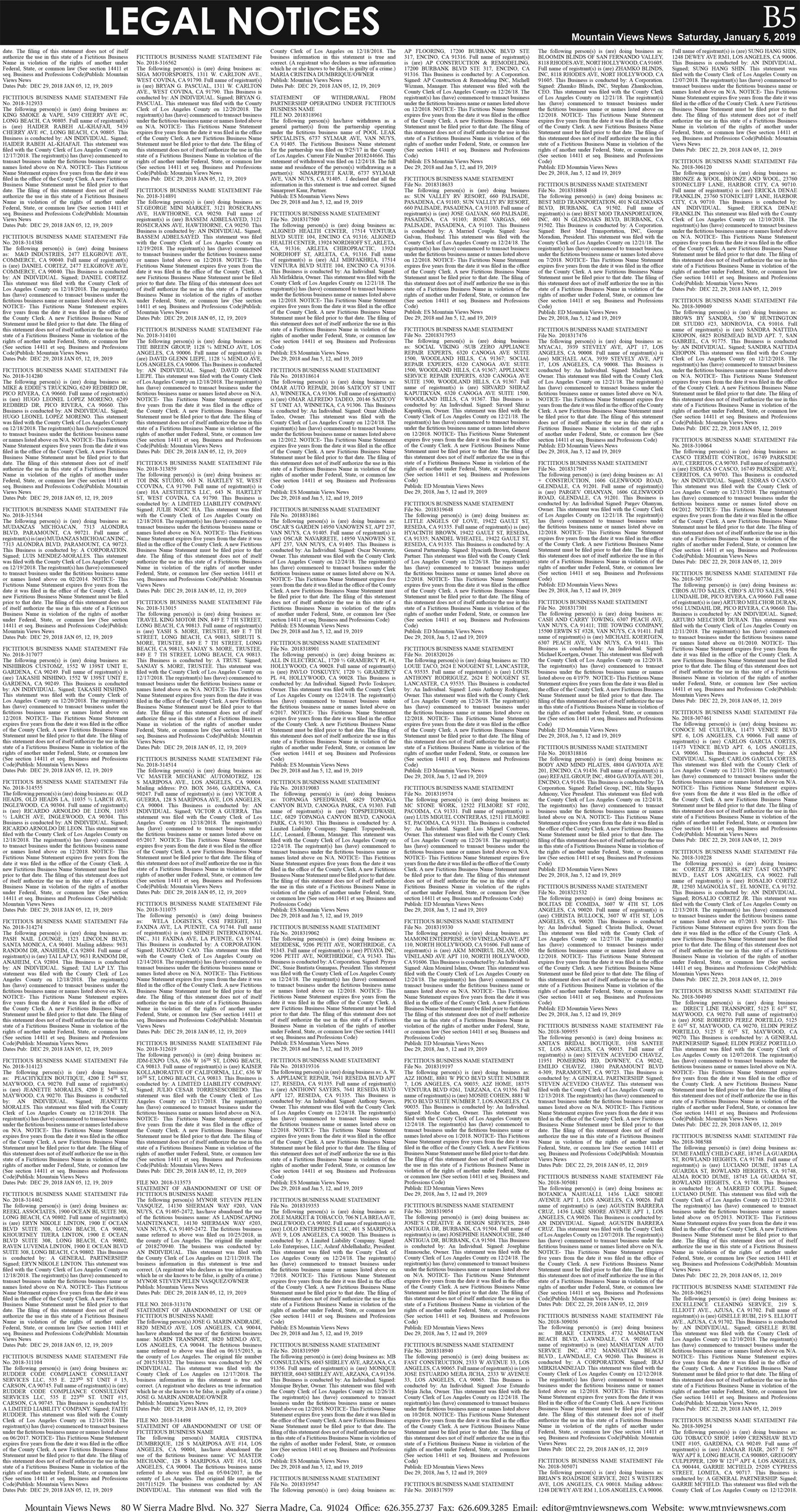 MVNews this week:  Page B:5