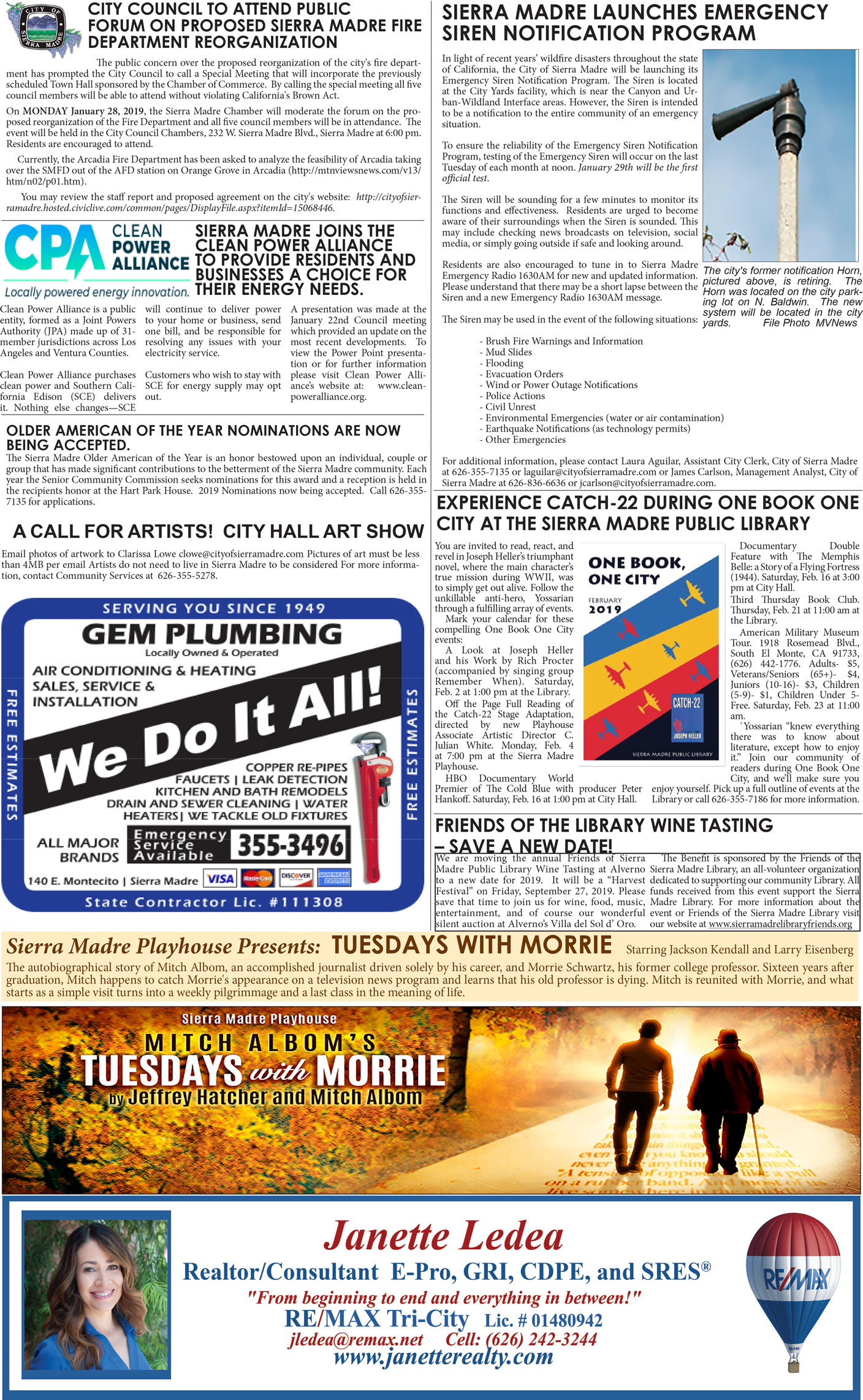 MVNews this week:  Page 1