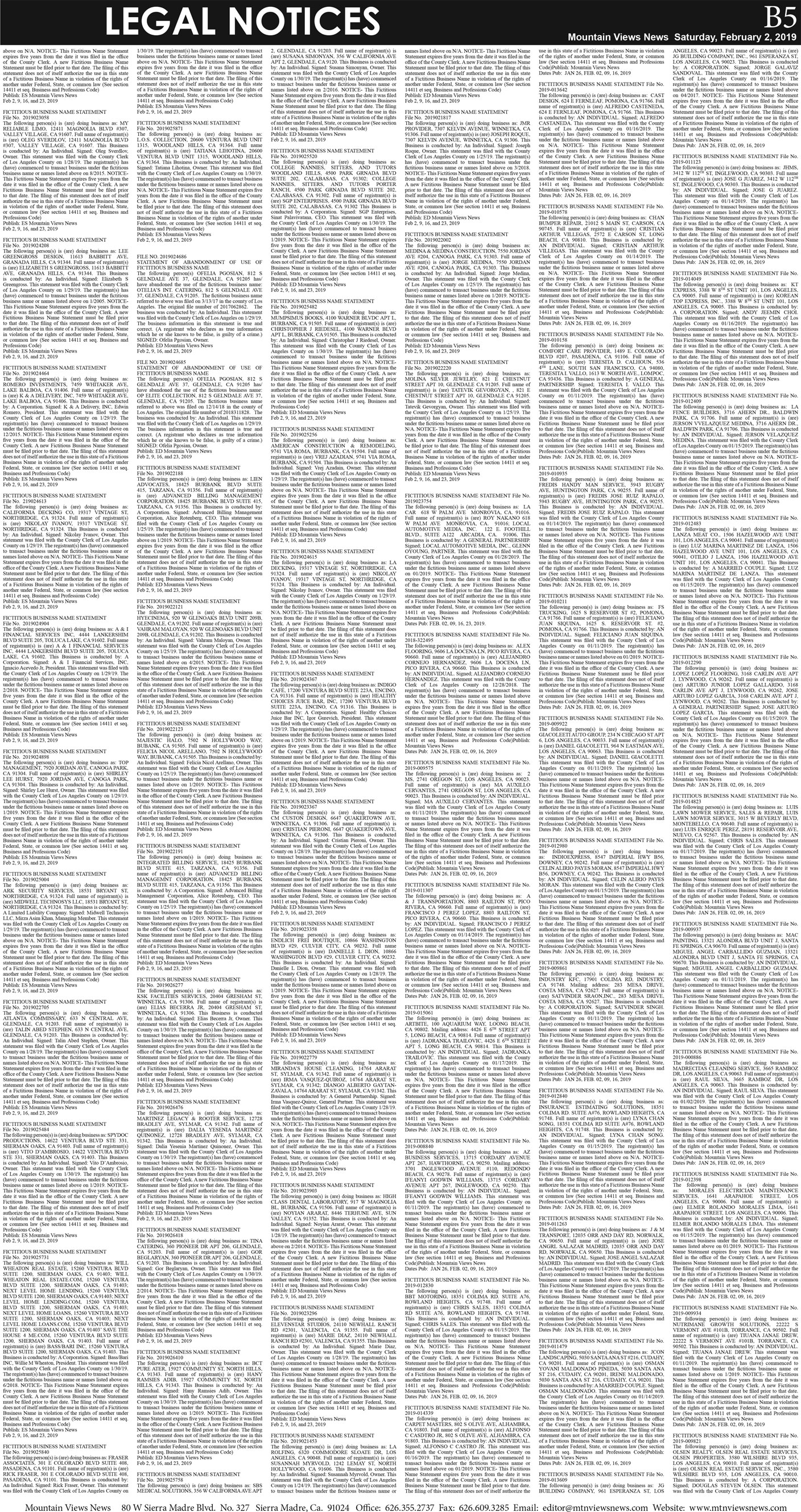 MVNews this week:  Page B:5