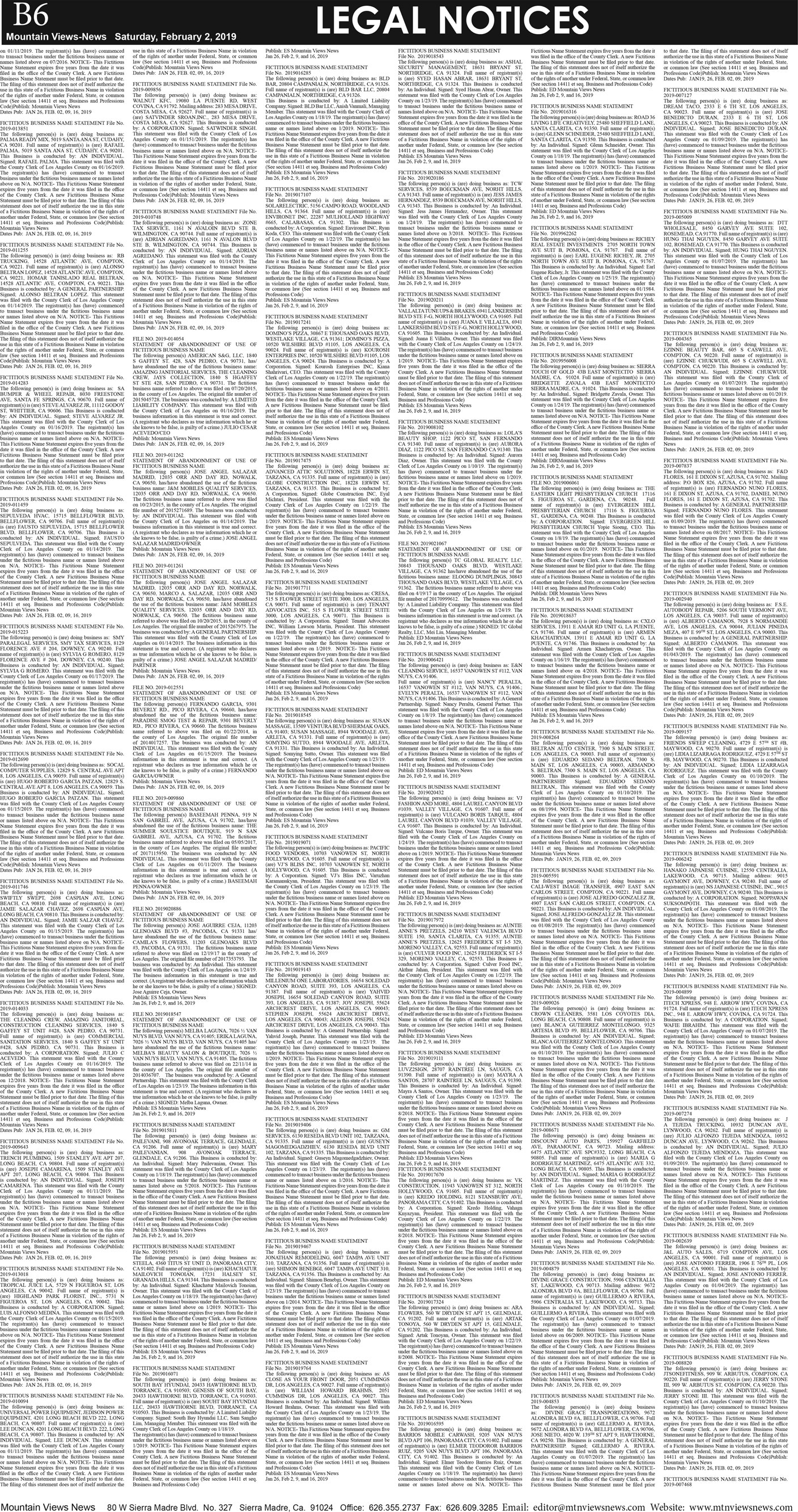 MVNews this week:  Page B:6