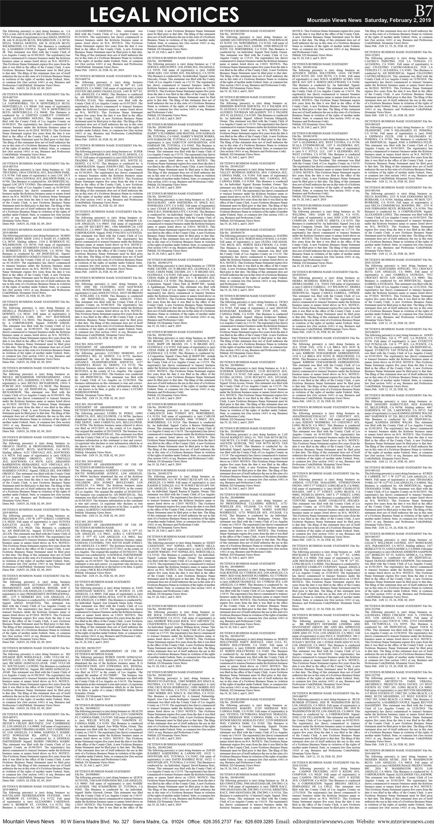 MVNews this week:  Page B:7