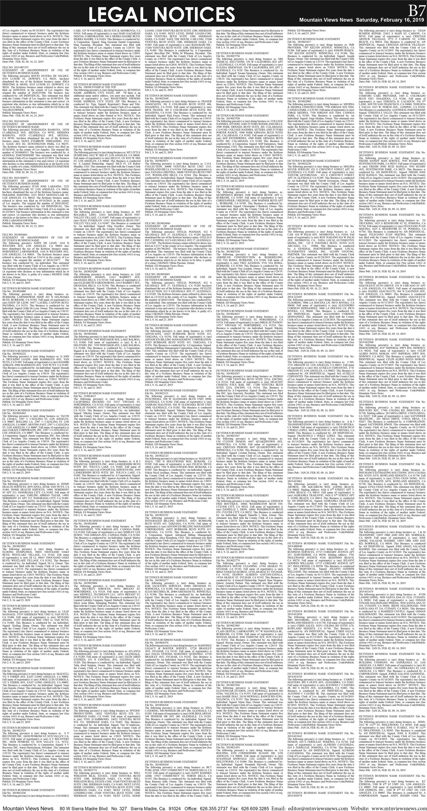 MVNews this week:  Page B:7