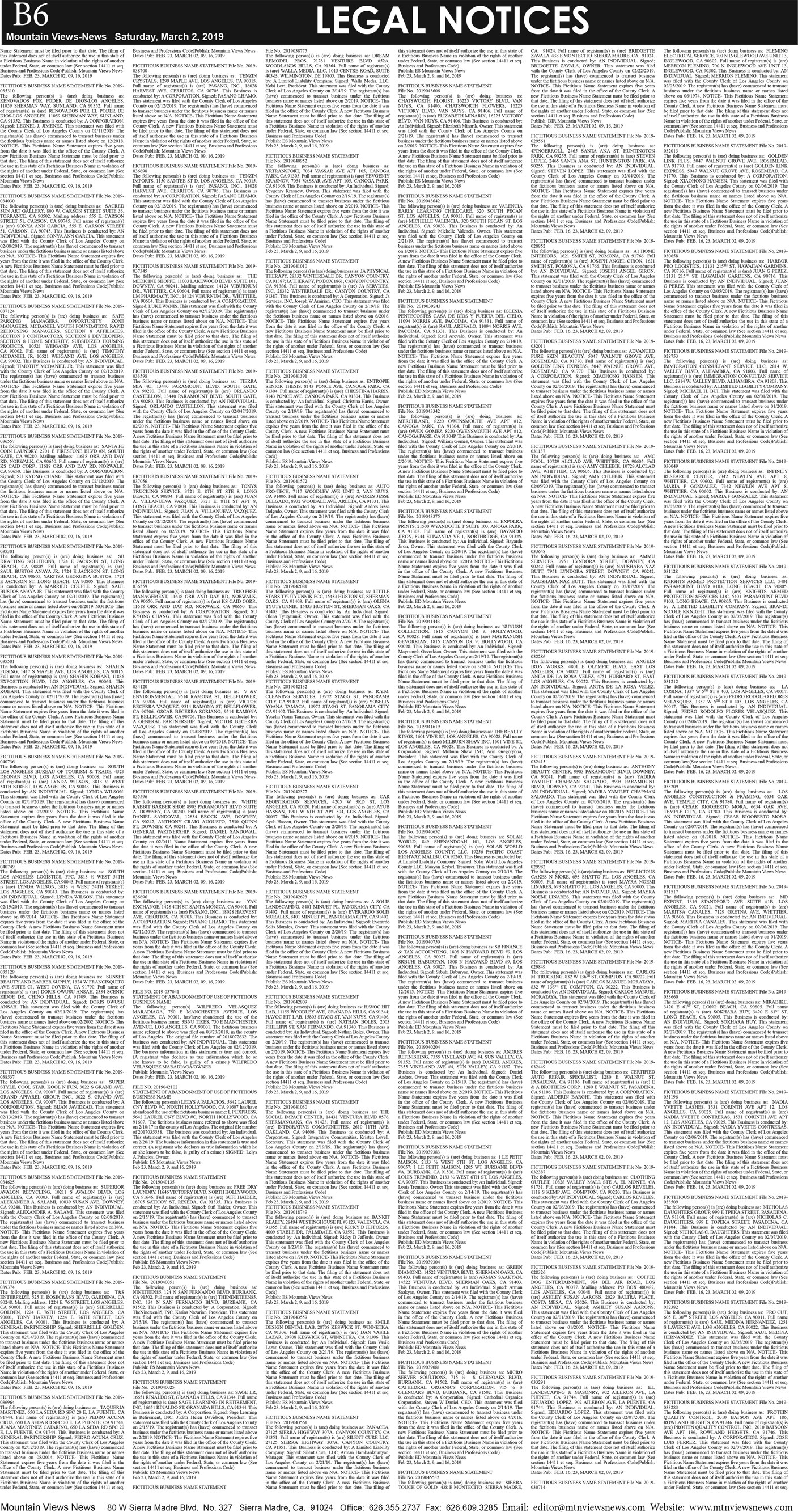 MVNews this week:  Page B:6