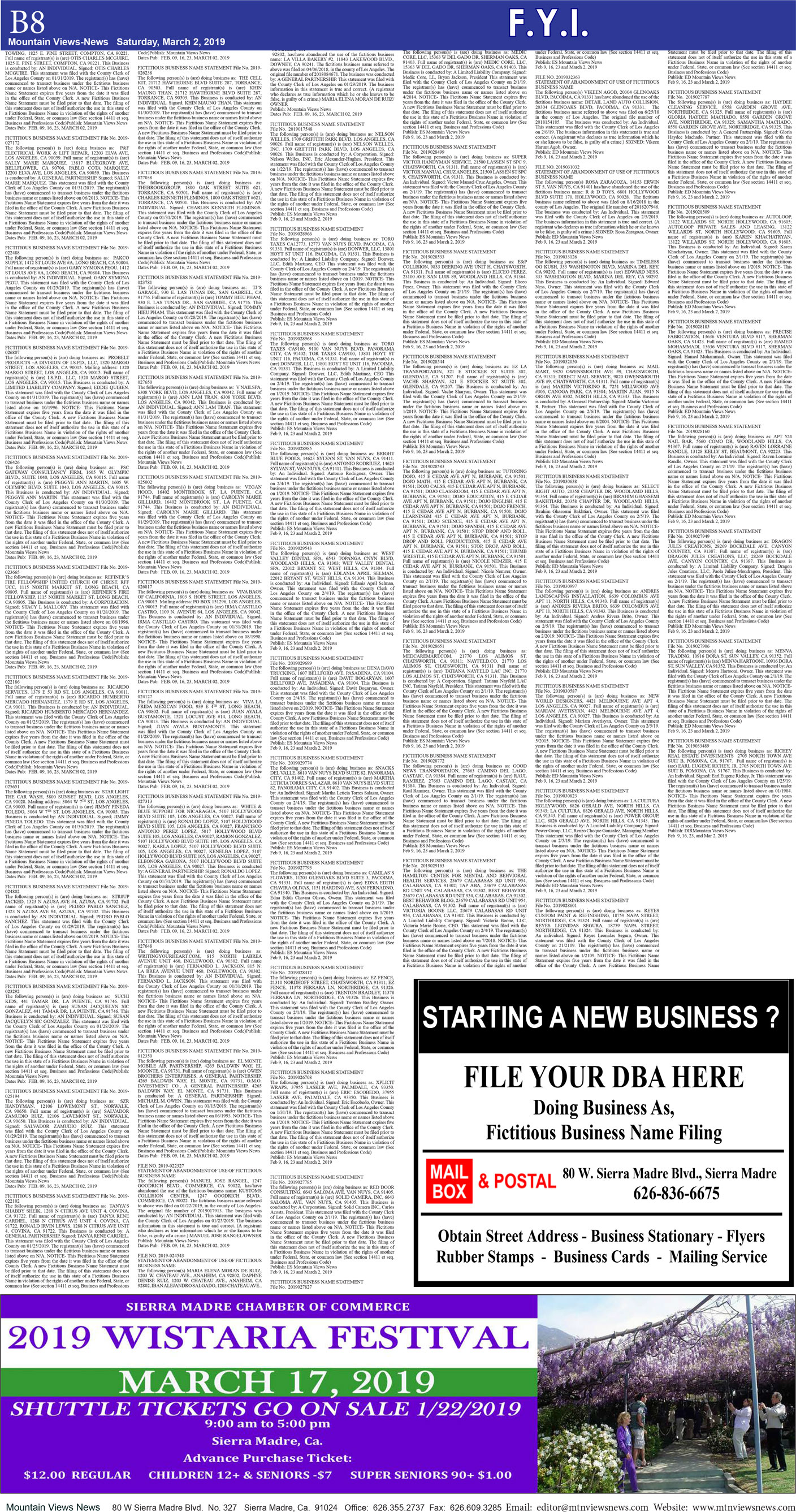 MVNews this week:  Page B:8