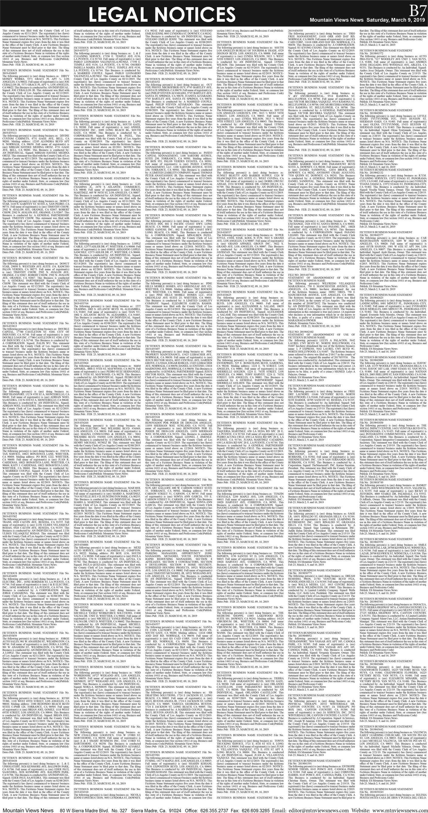 MVNews this week:  Page B:7