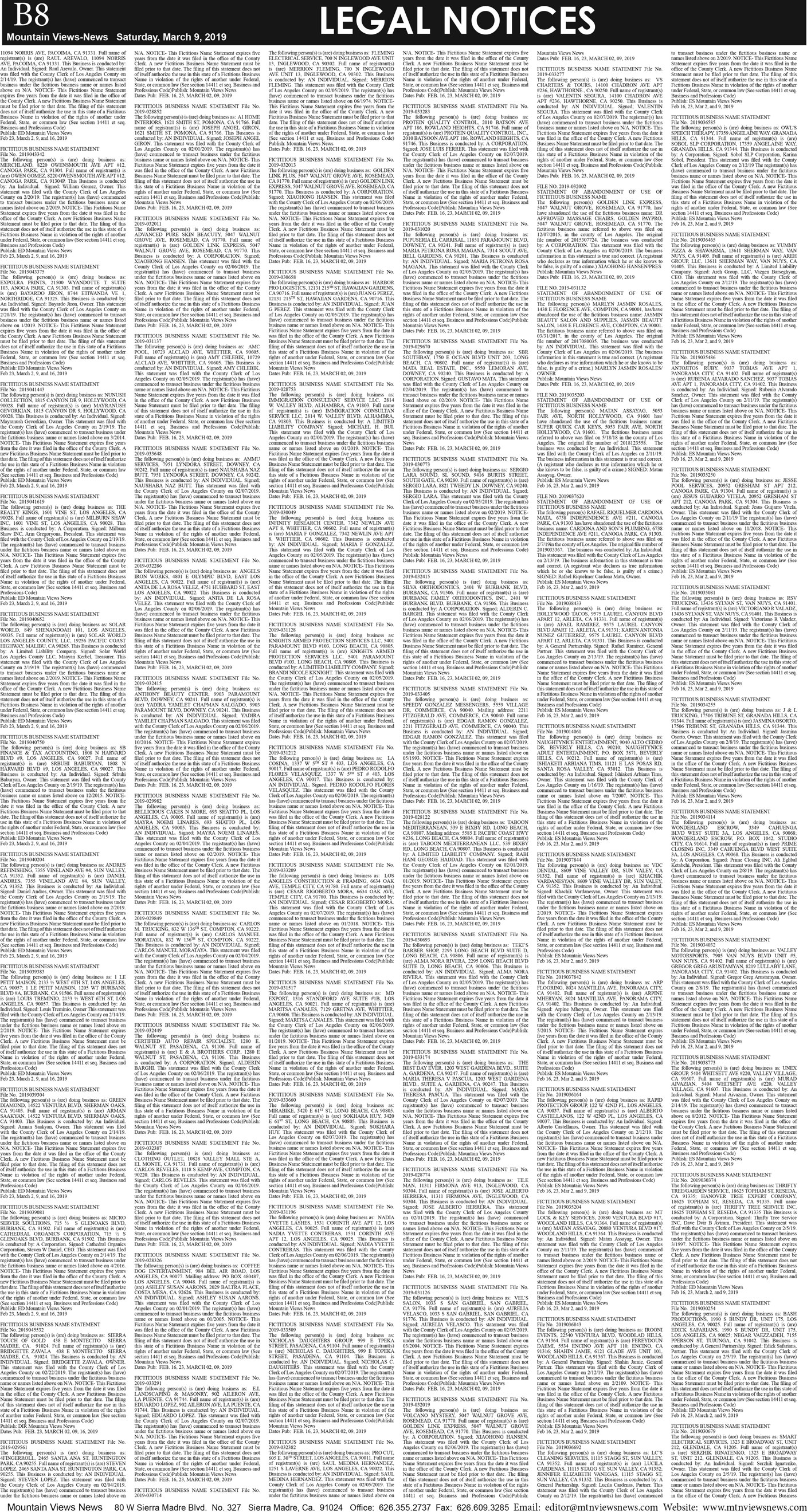 MVNews this week:  Page B:8