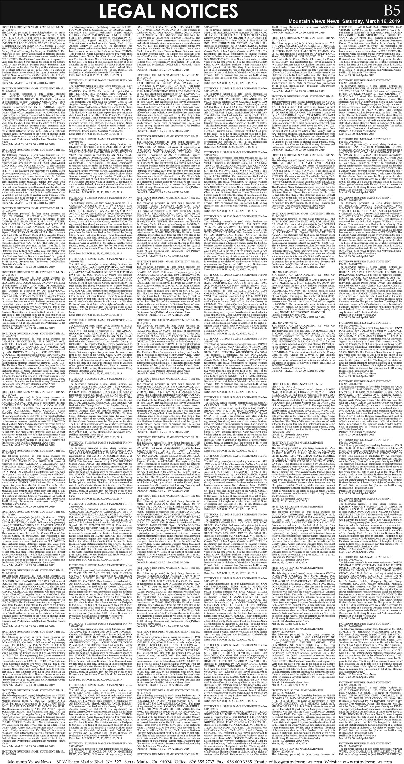 MVNews this week:  Page B:5