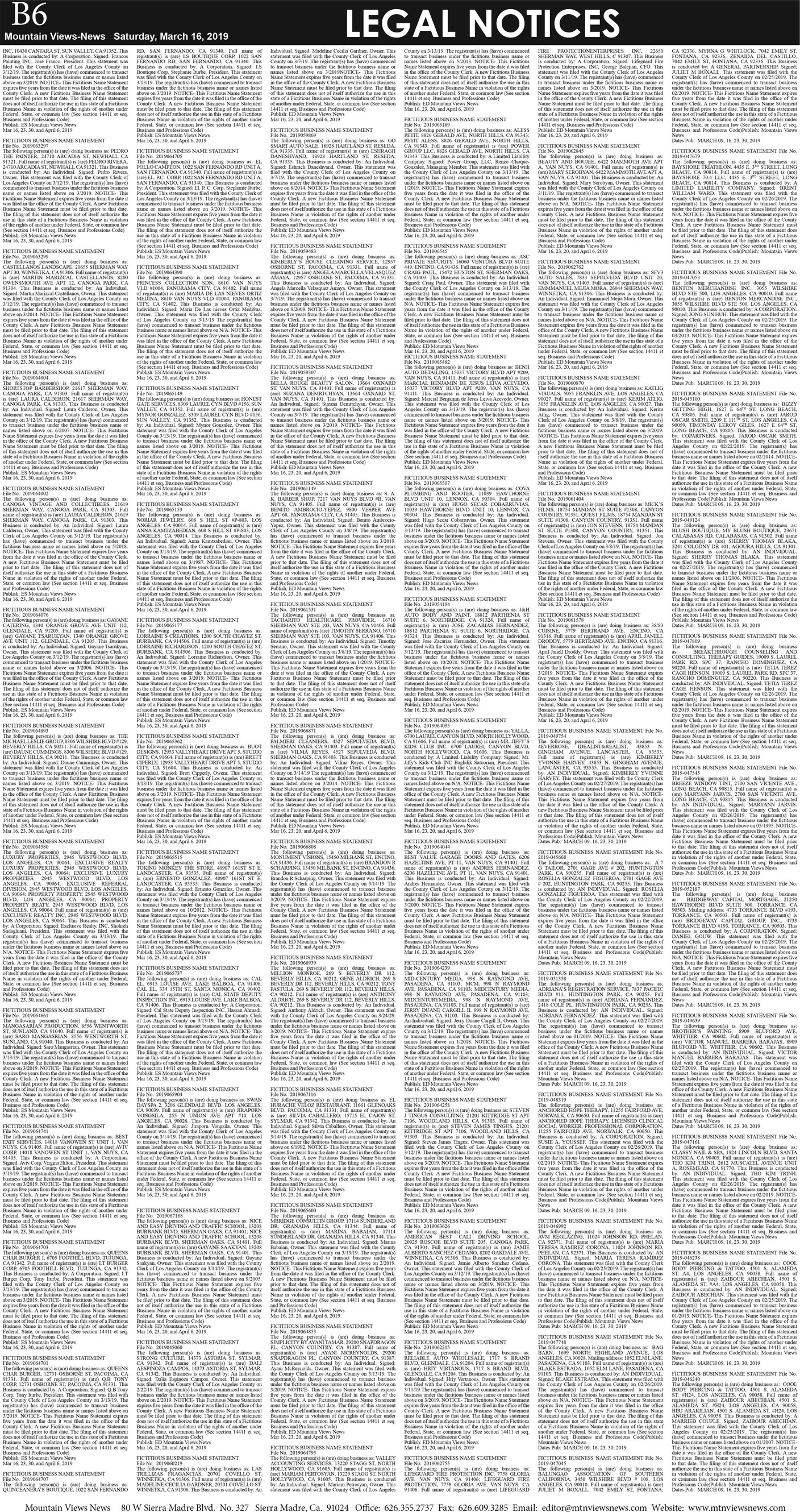 MVNews this week:  Page B:6