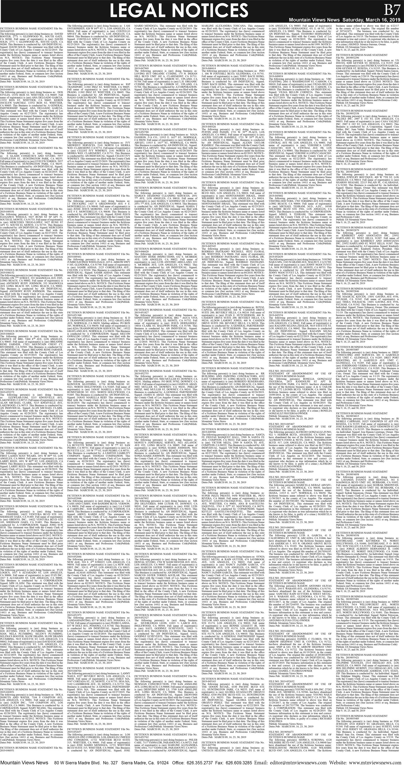 MVNews this week:  Page B:7