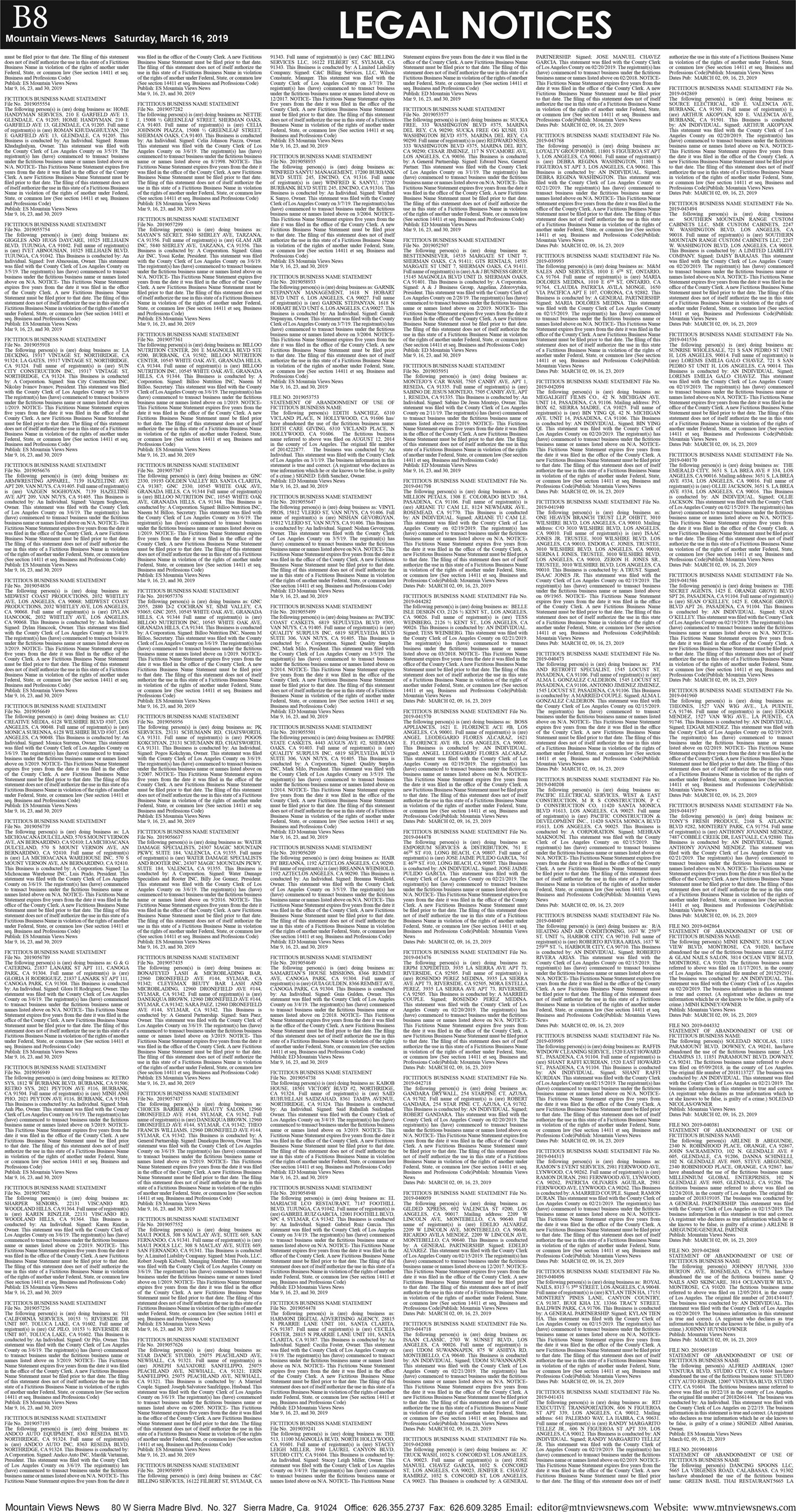 MVNews this week:  Page B:8