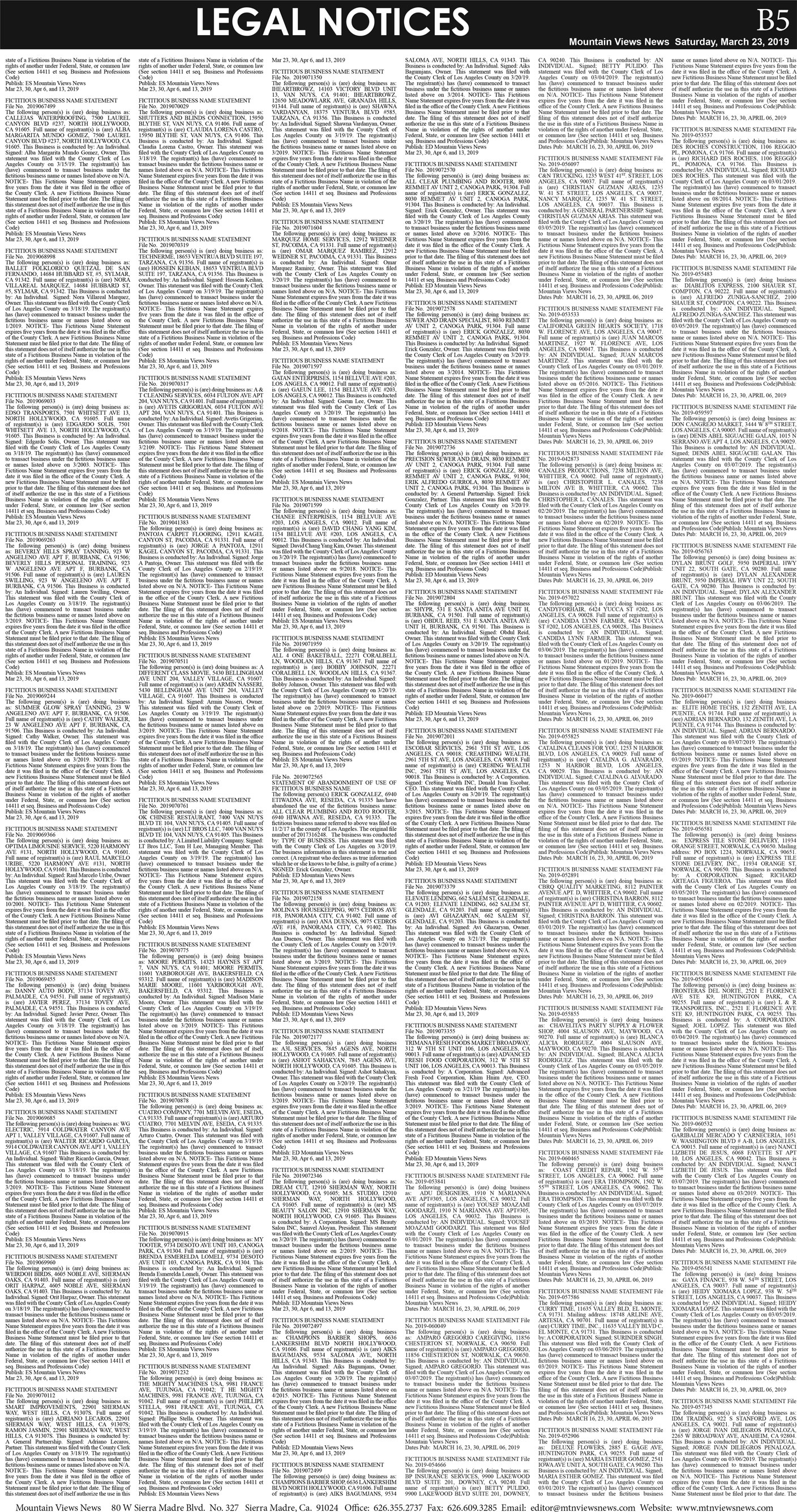 MVNews this week:  Page B:5