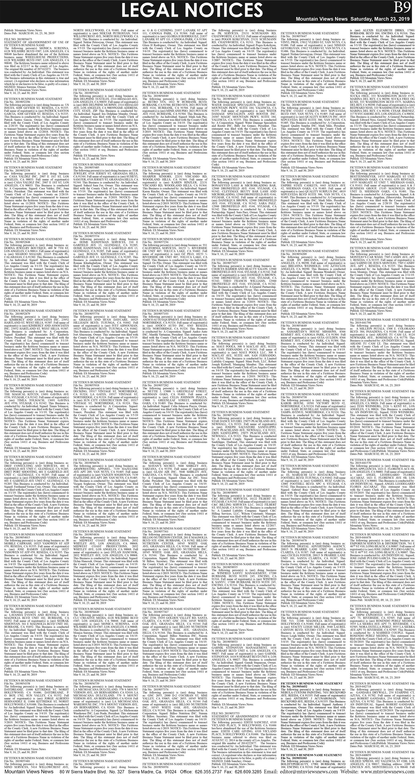 MVNews this week:  Page B:9