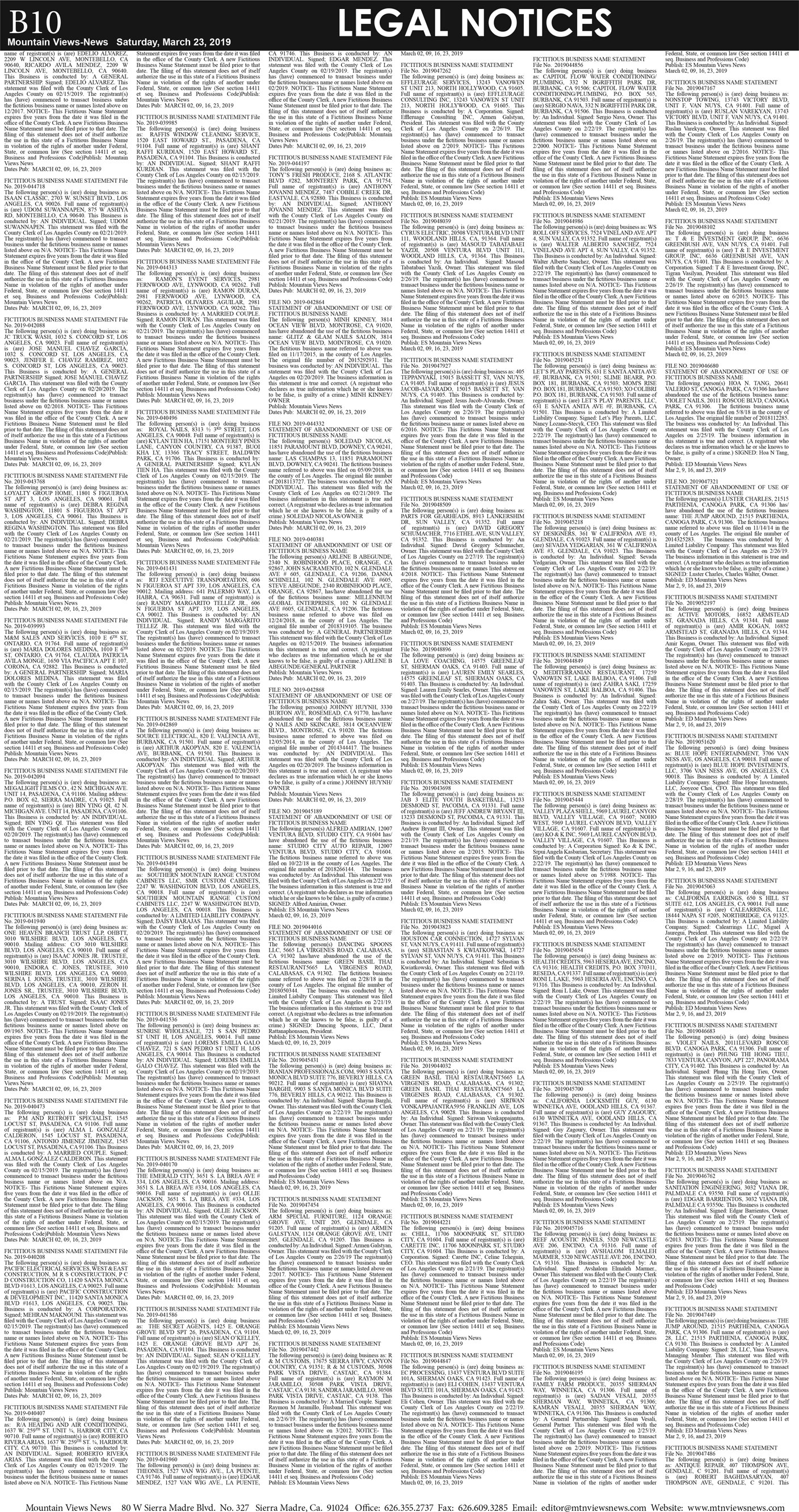 MVNews this week:  Page B:10