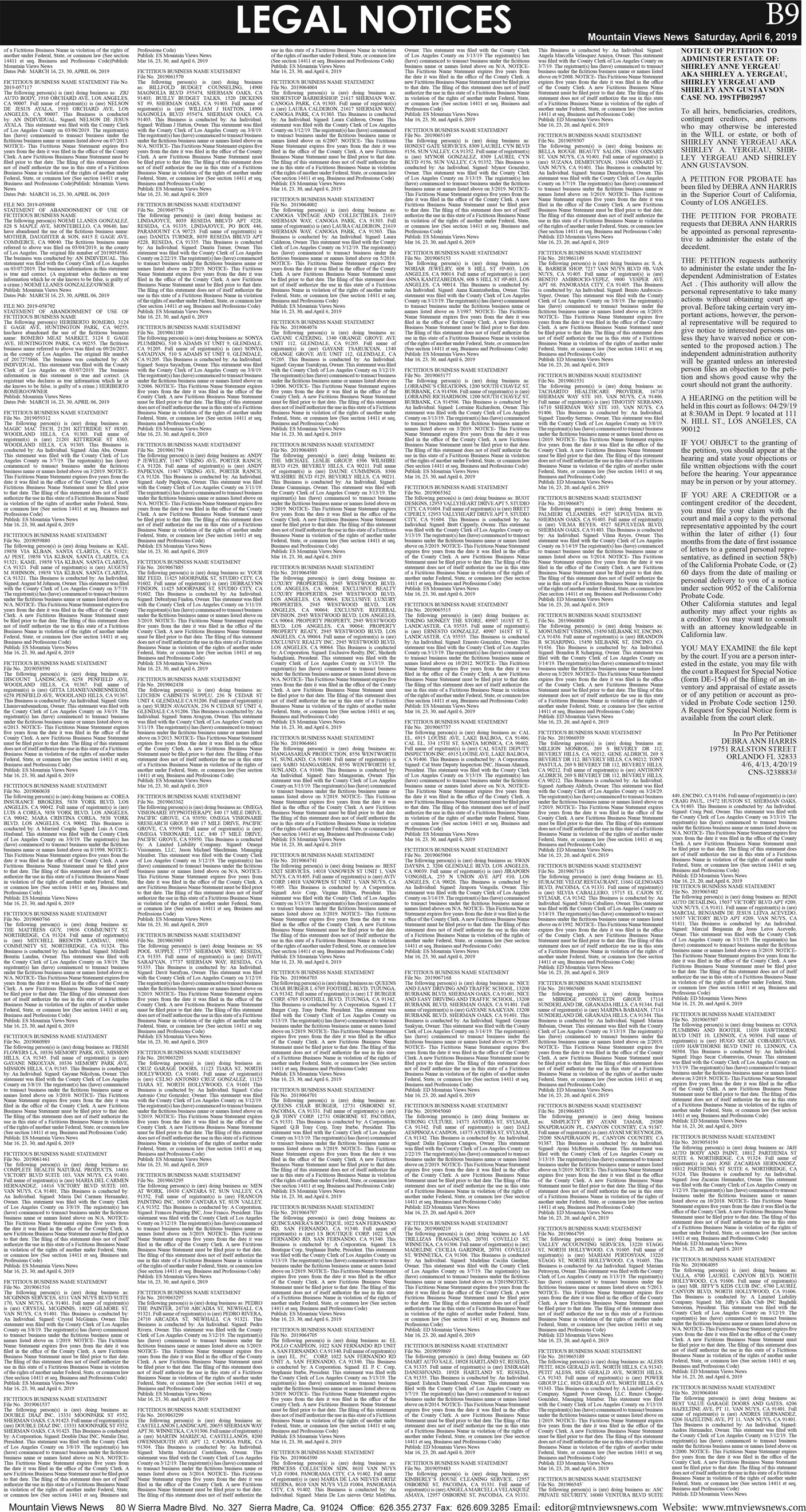 MVNews this week:  Page B:9