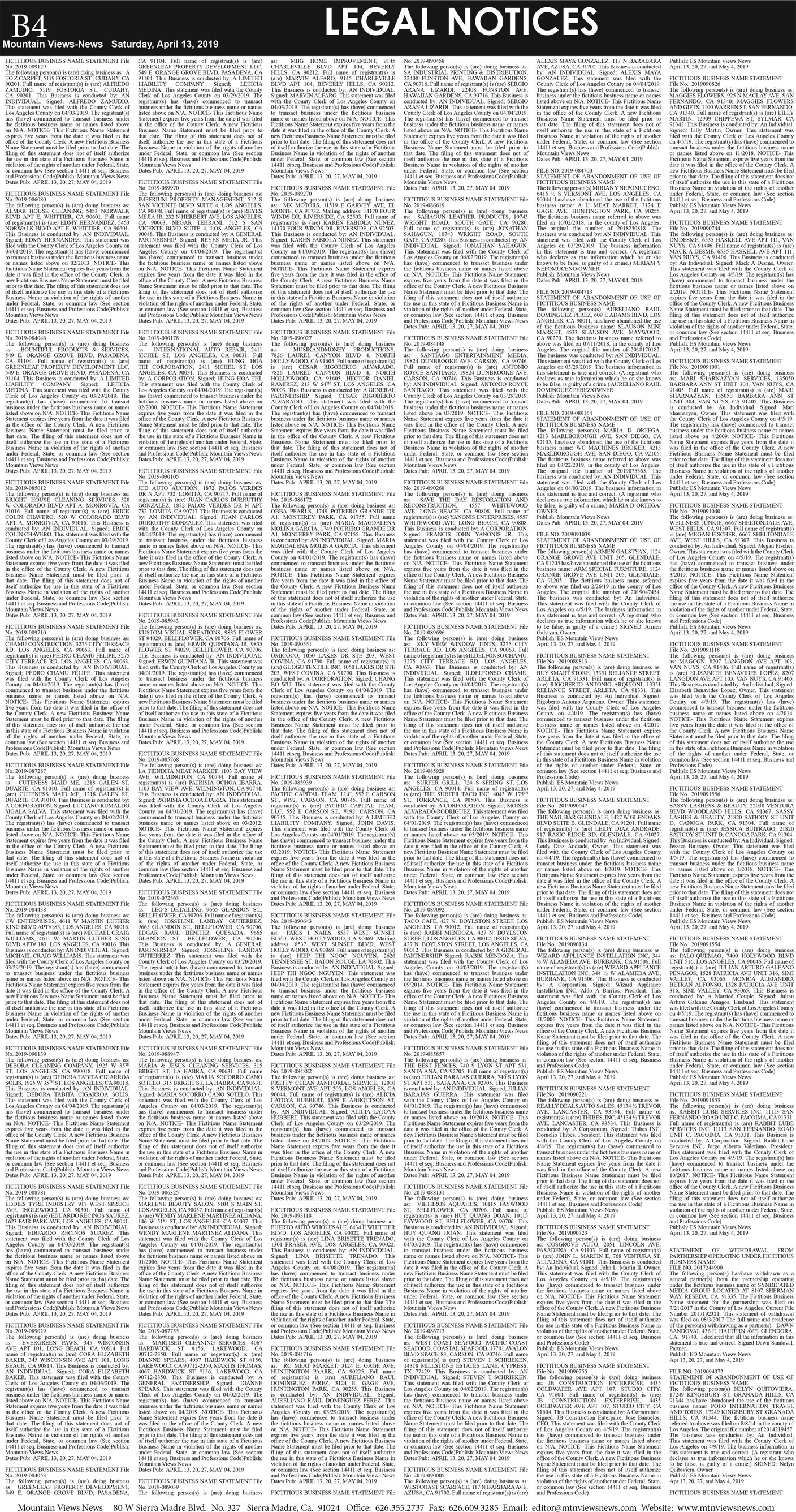 MVNews this week:  Page B:4