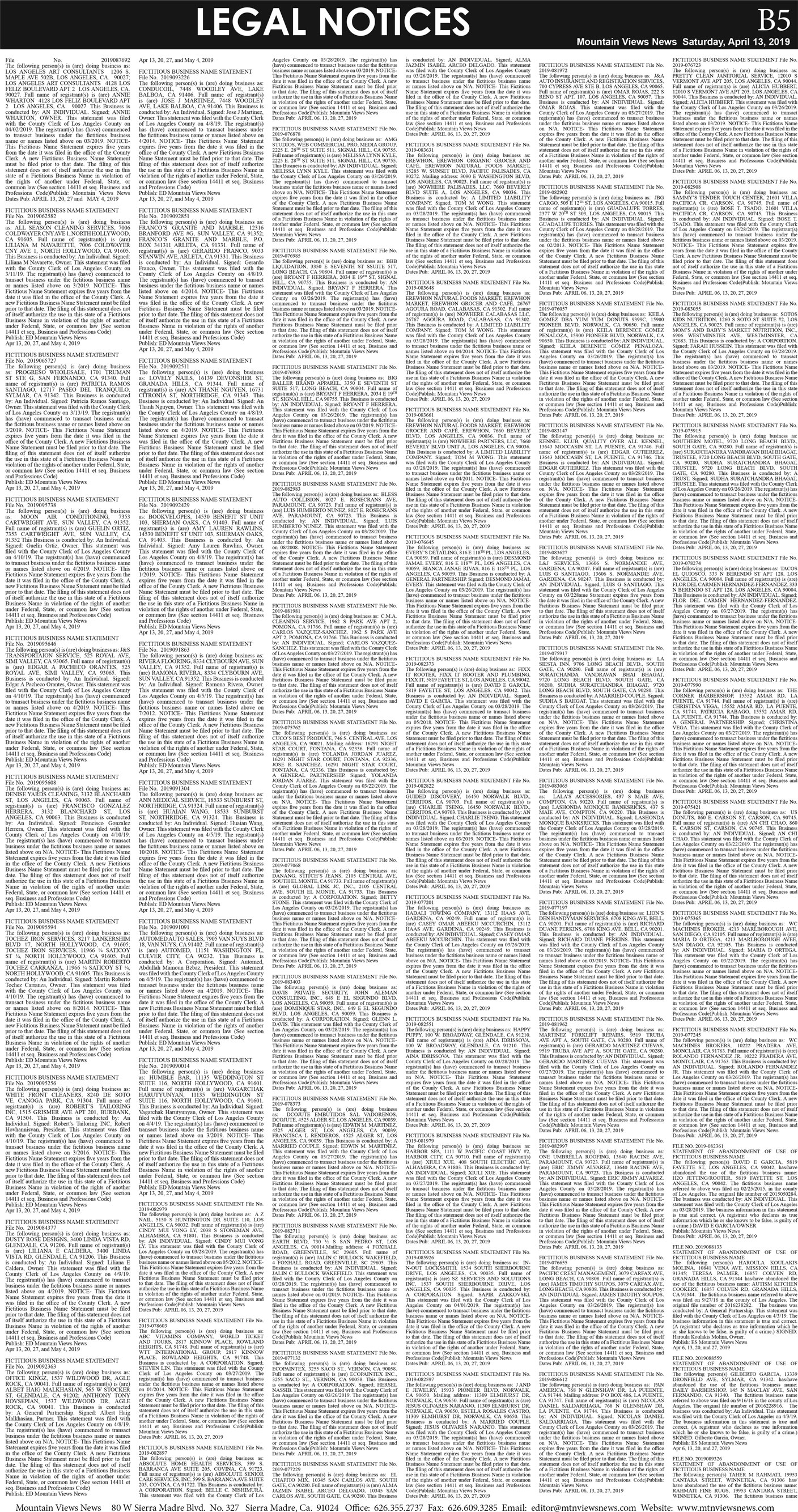 MVNews this week:  Page B:5