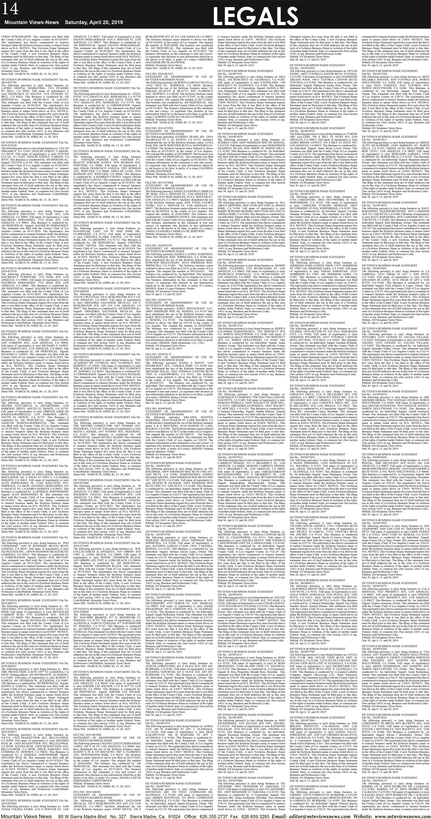 MVNews this week:  Page 14