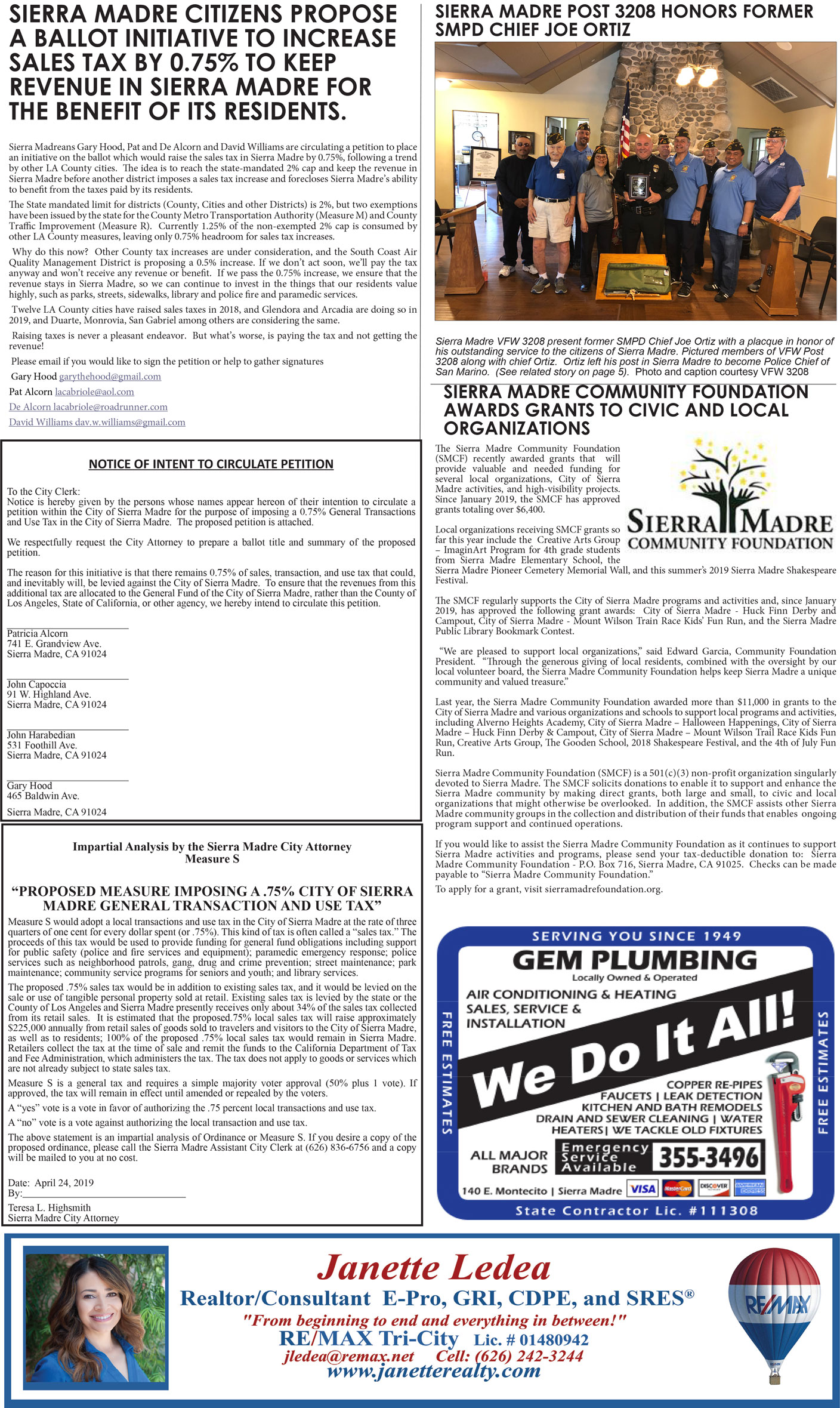 MVNews this week:  Page 1