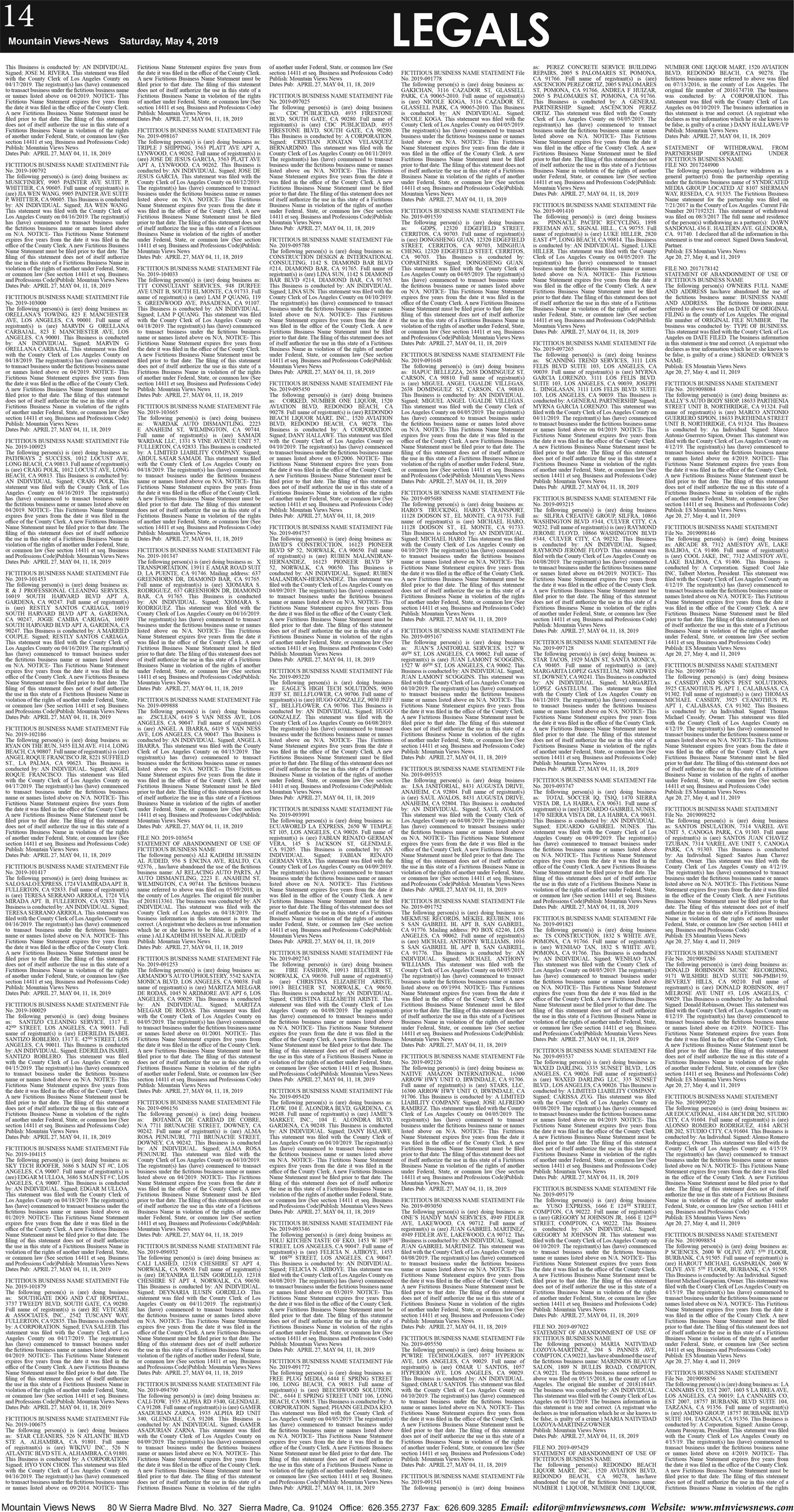 MVNews this week:  Page 14