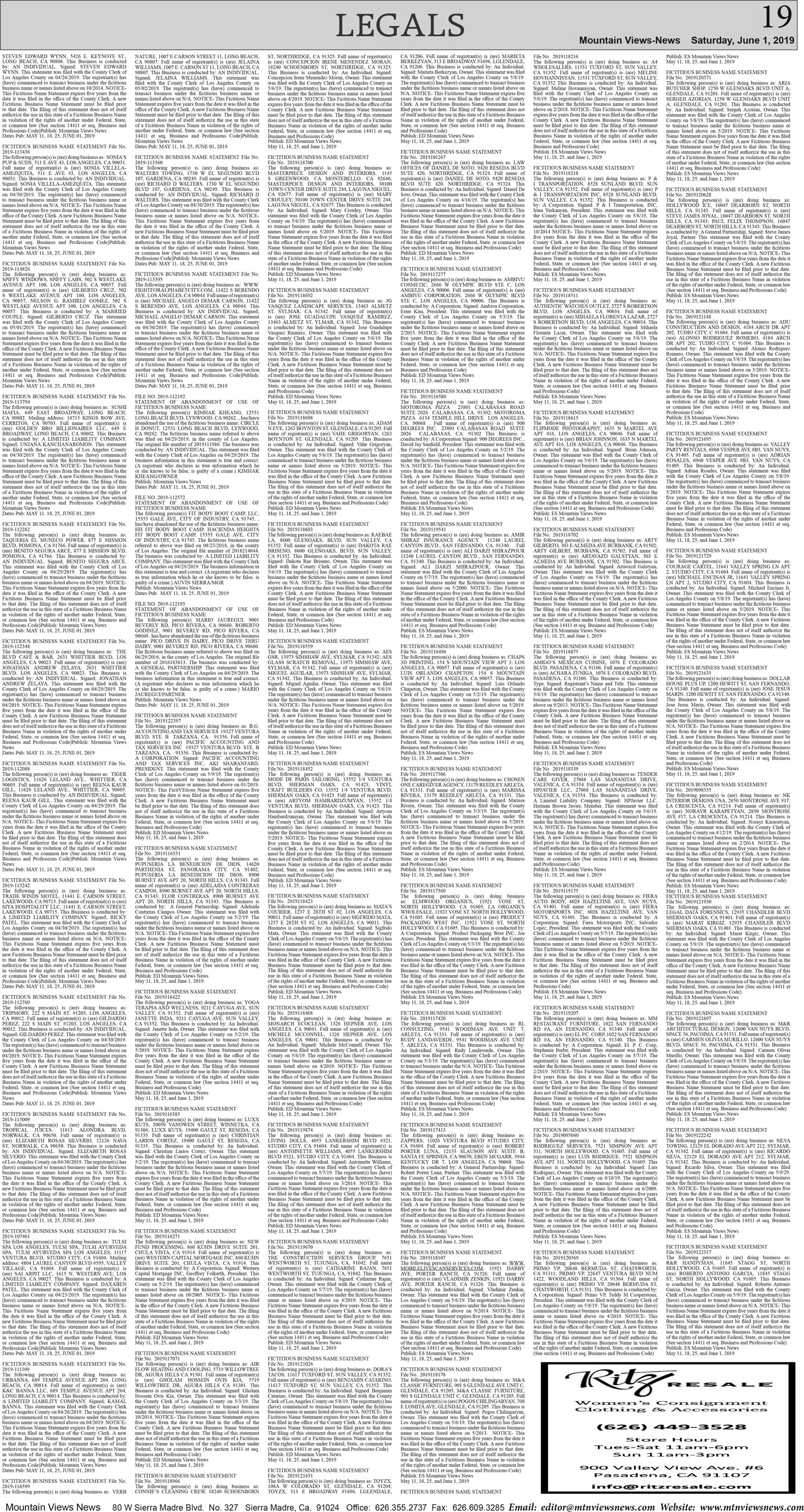 MVNews this week:  Page 19