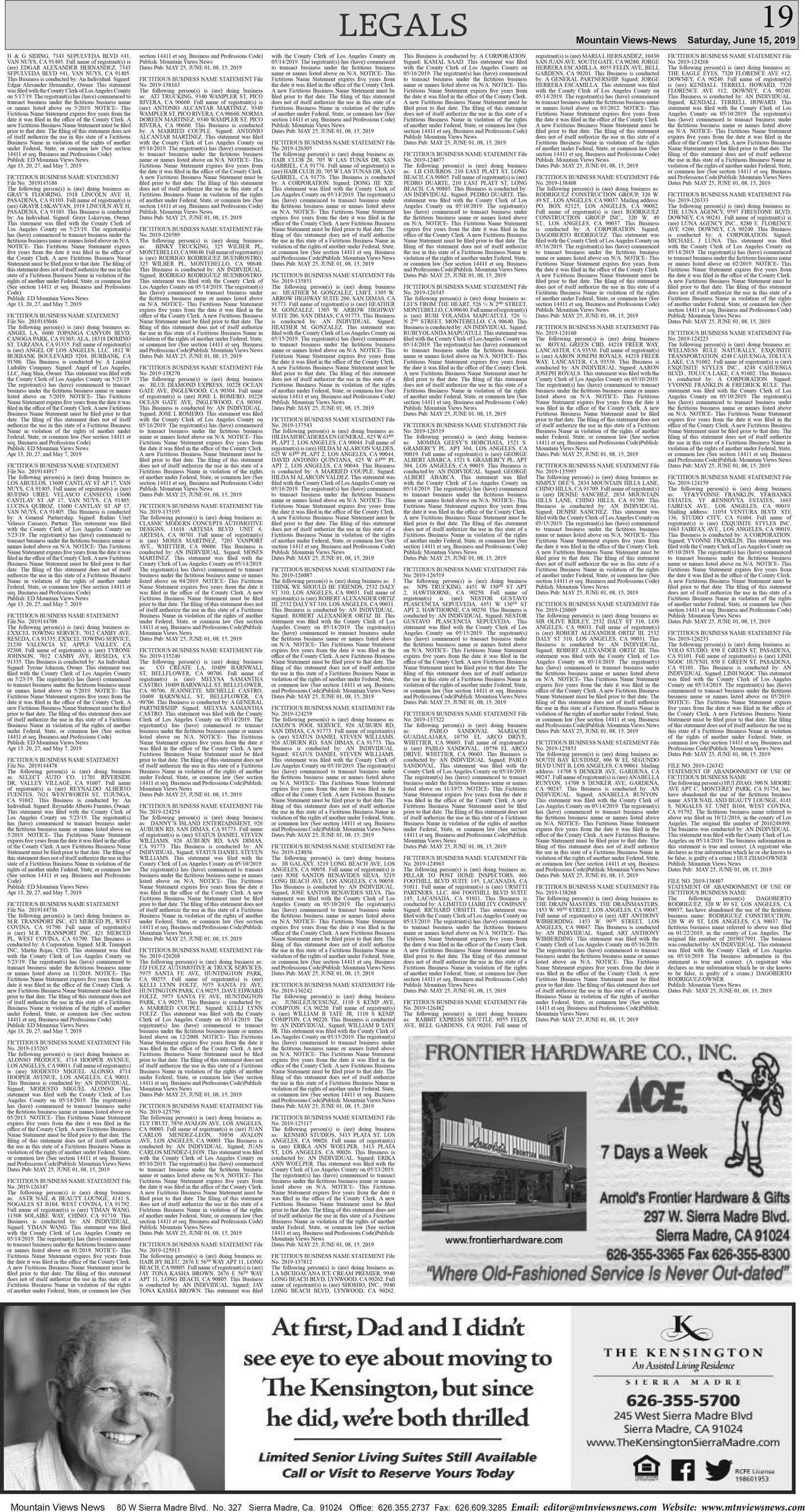 MVNews this week:  Page 19