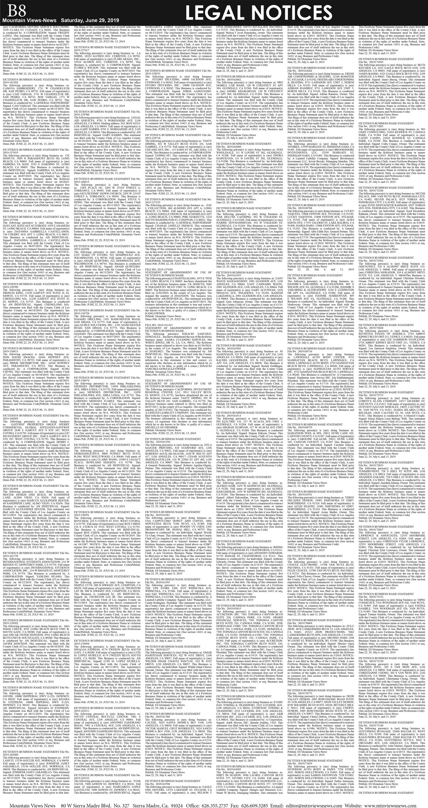 MVNews this week:  Page B:8