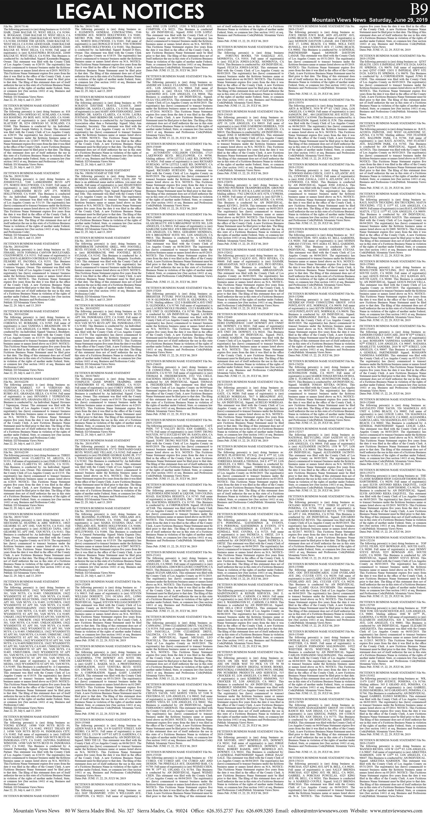 MVNews this week:  Page B:9