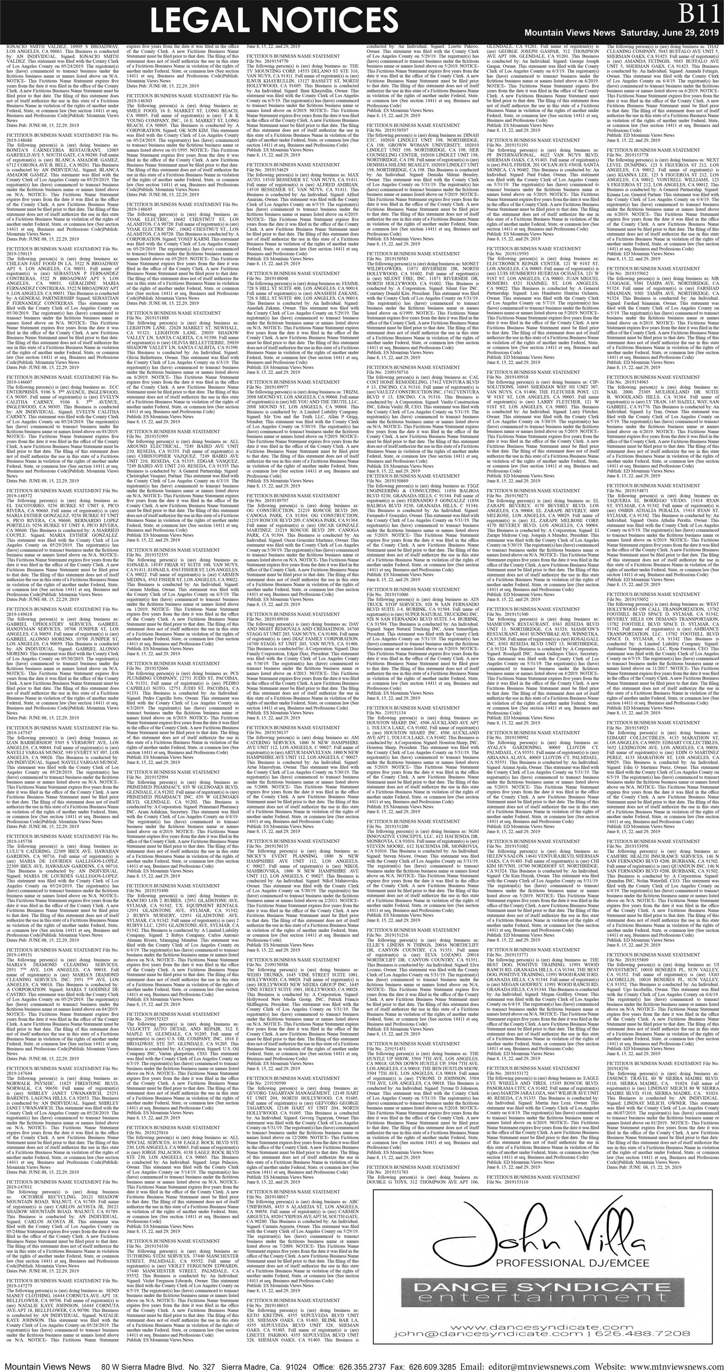 MVNews this week:  Page B:11