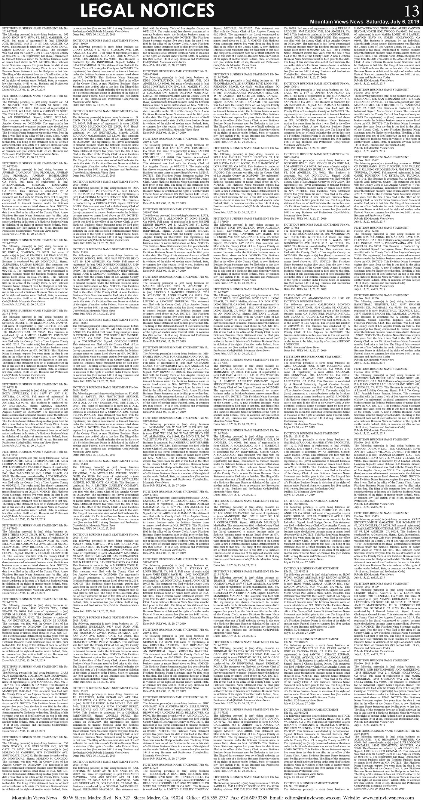 MVNews this week:  Page 13