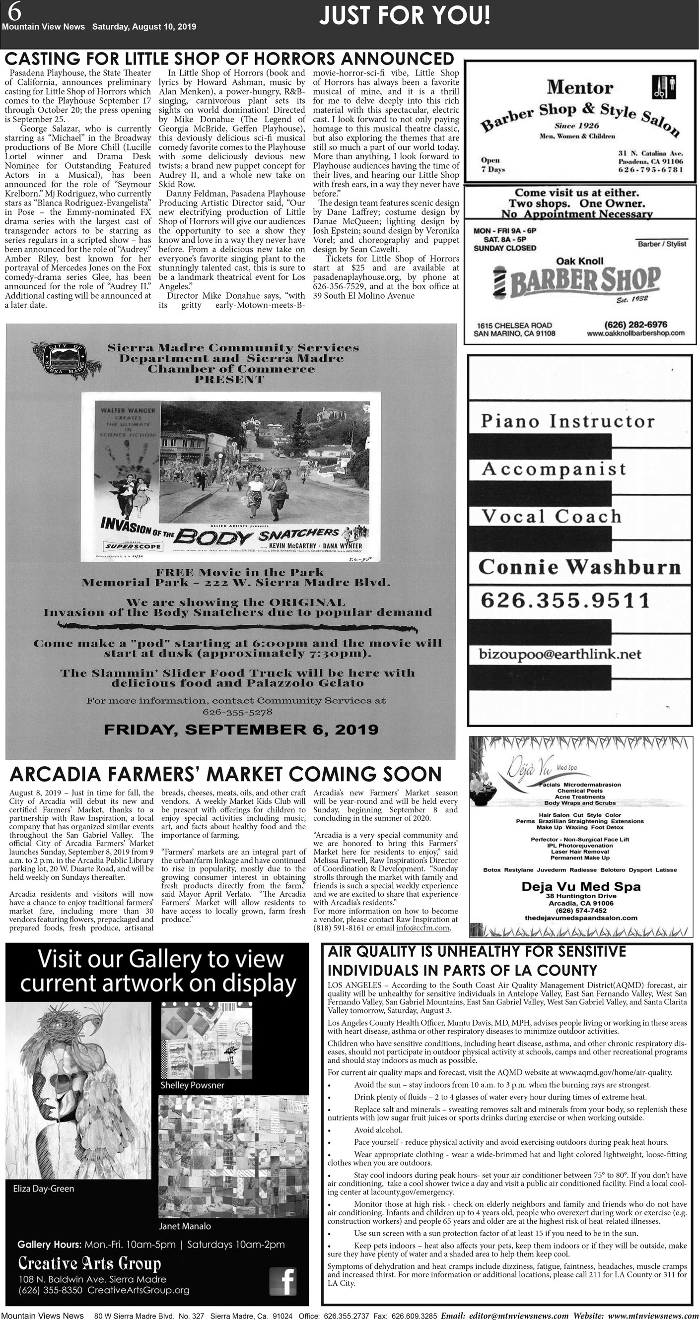 MVNews this week:  Page 6