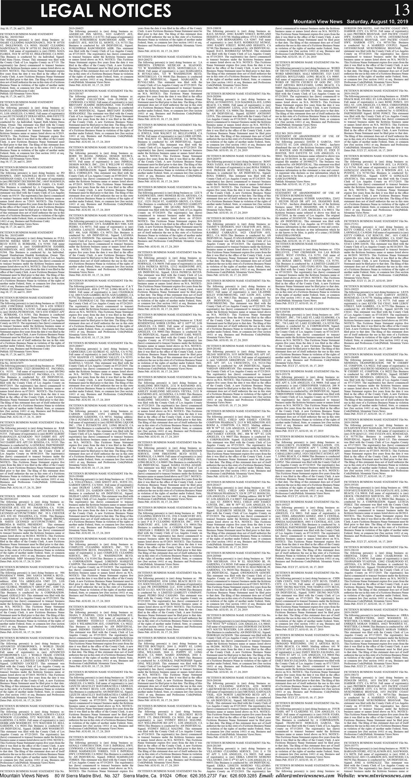 MVNews this week:  Page 13