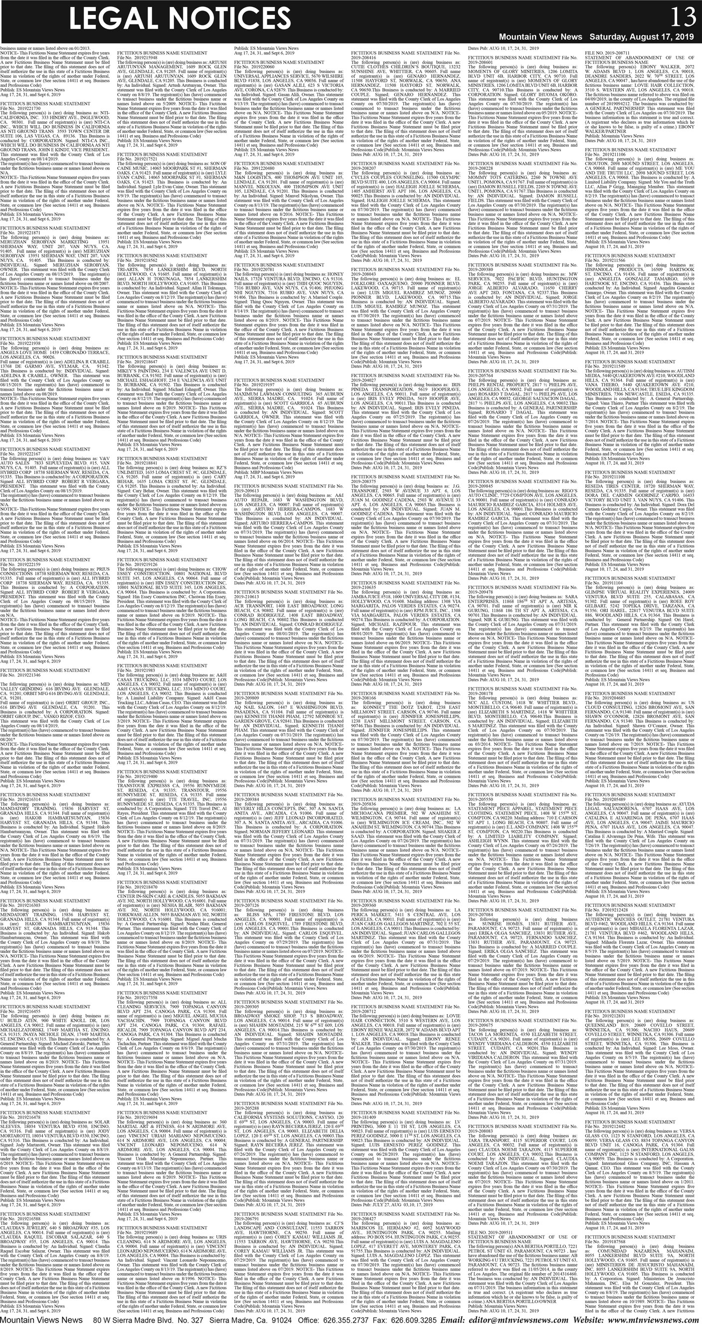 MVNews this week:  Page 13