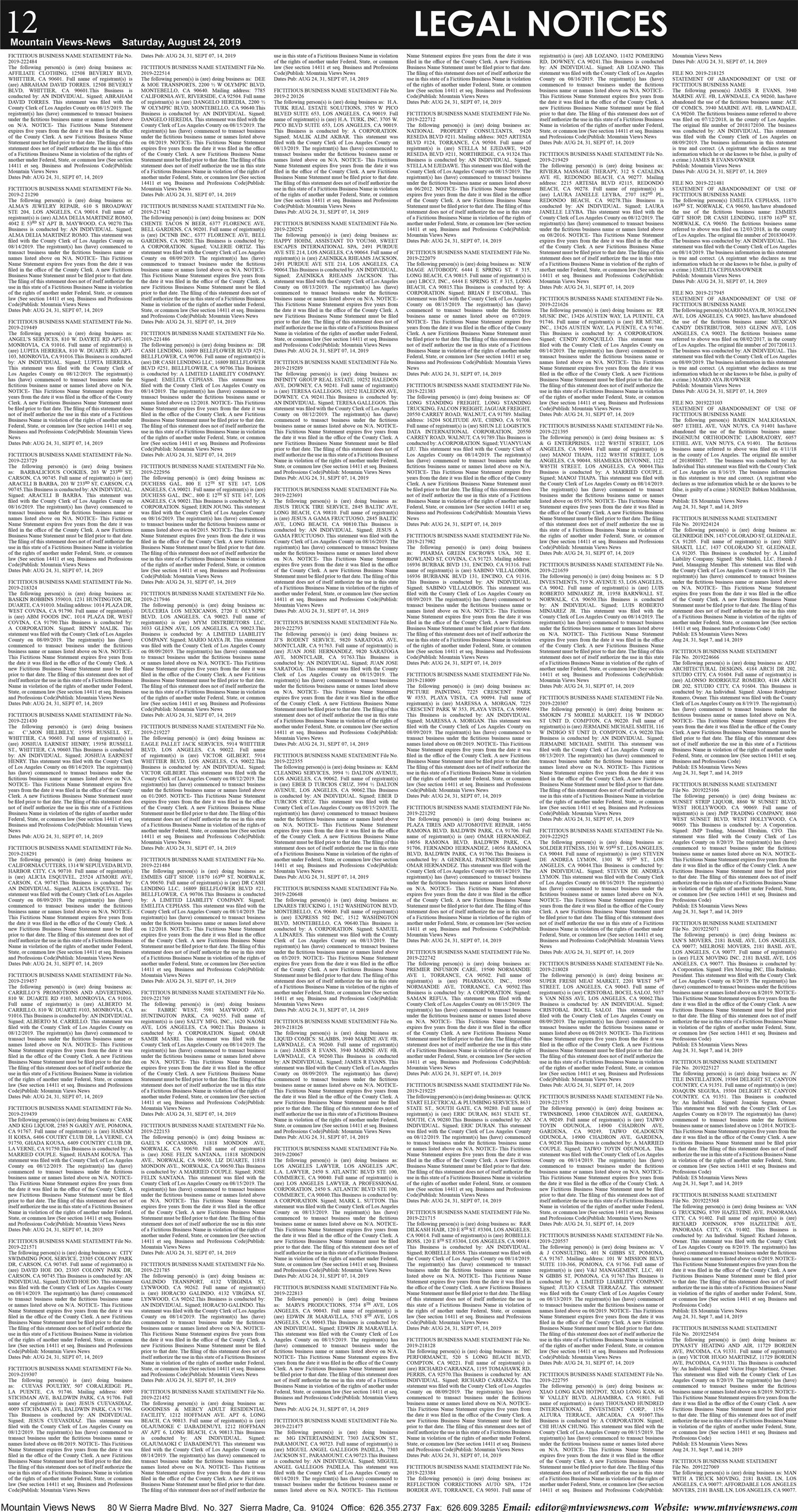 MVNews this week:  Page 12