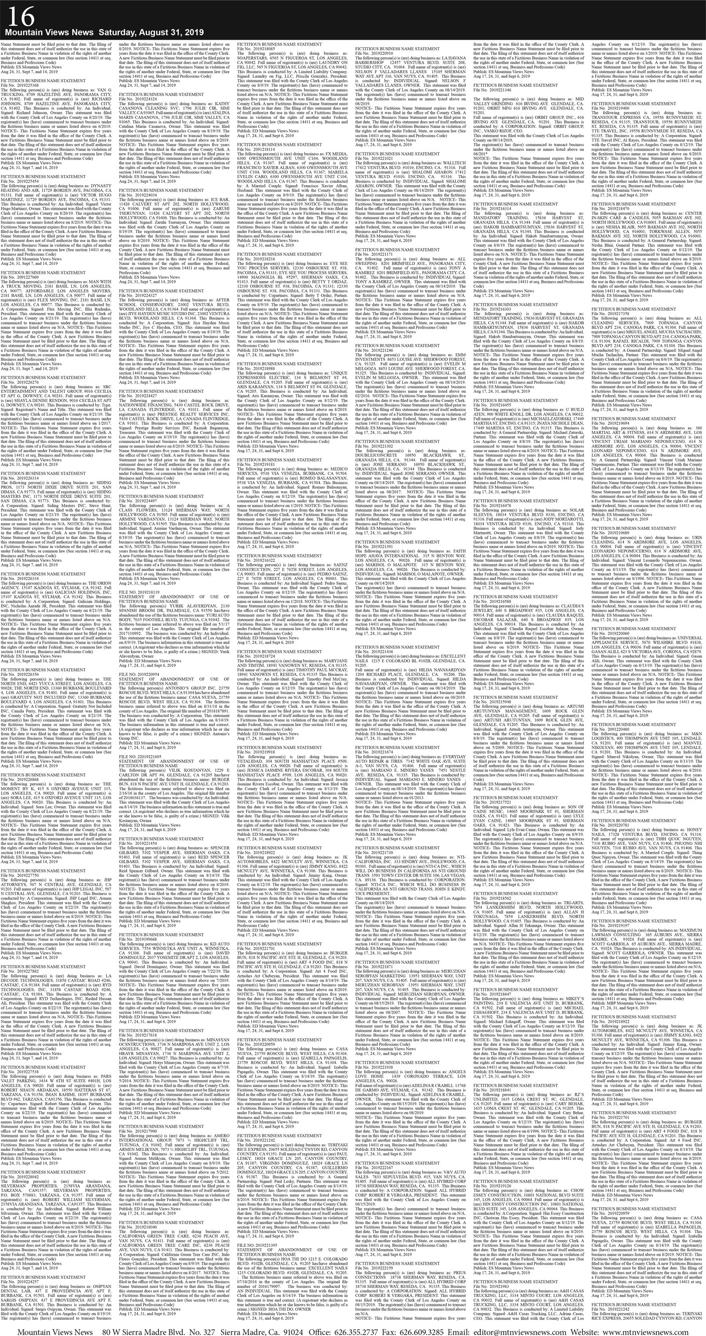 MVNews this week:  Page 16