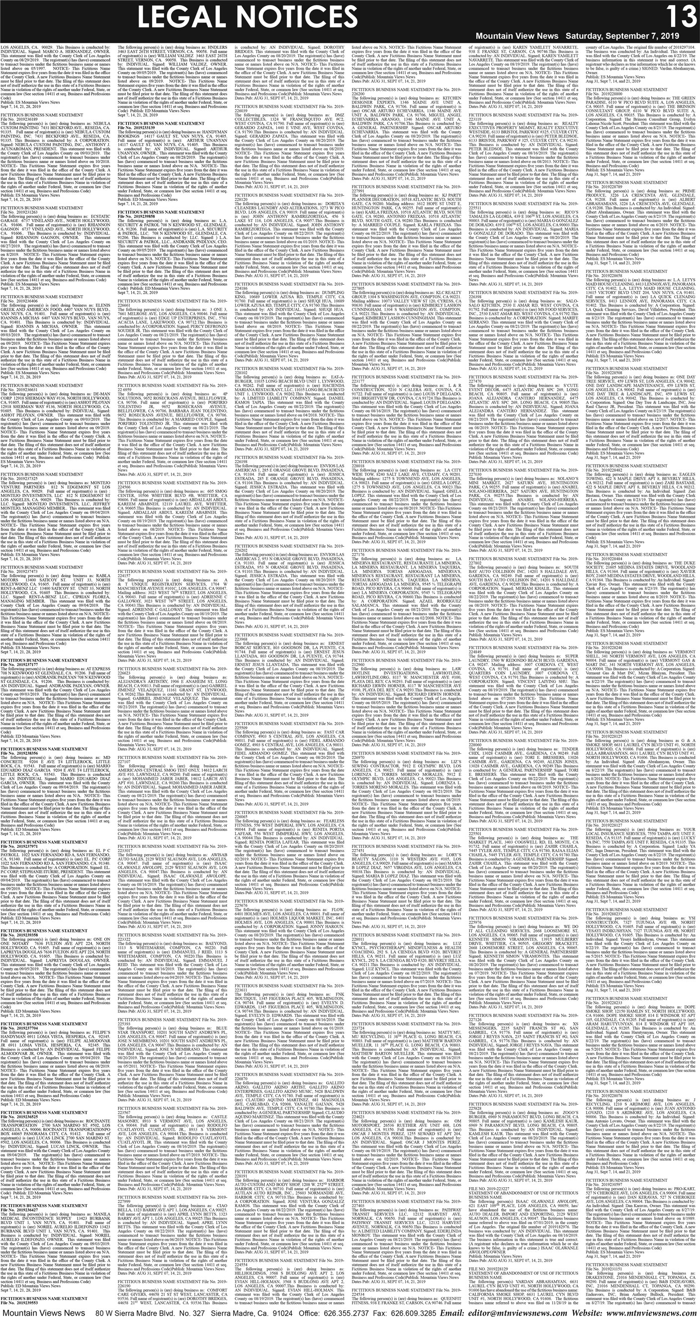 MVNews this week:  Page 13