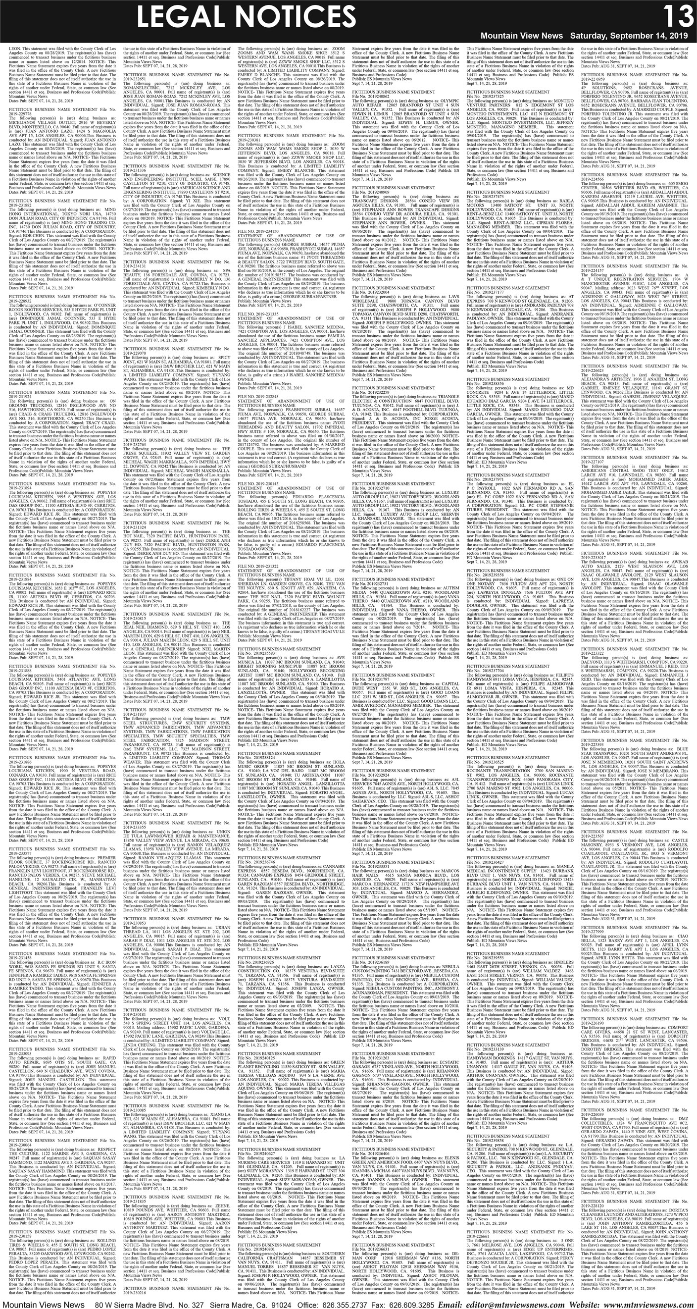 MVNews this week:  Page 13