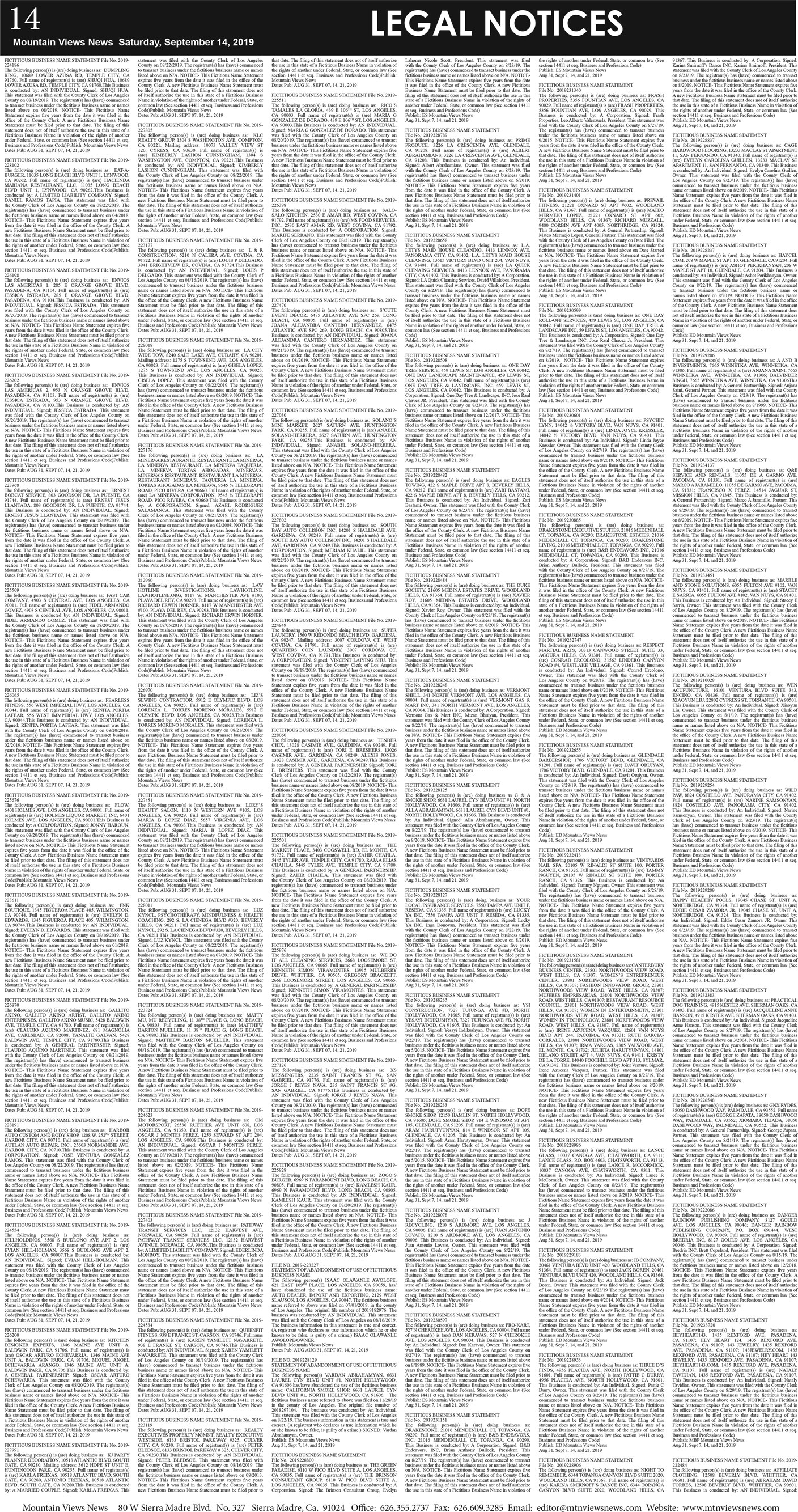 MVNews this week:  Page 14