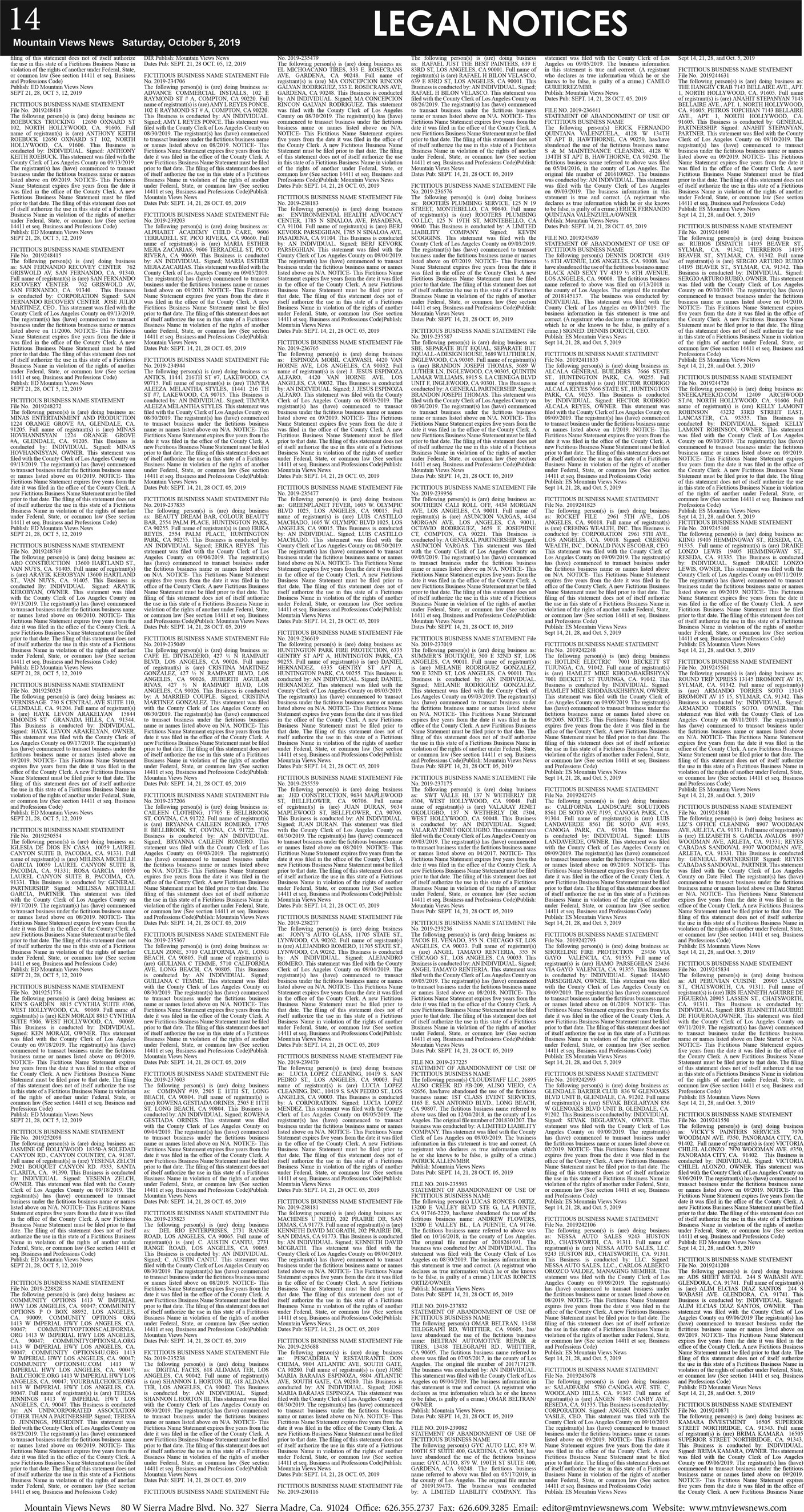 MVNews this week:  Page 14