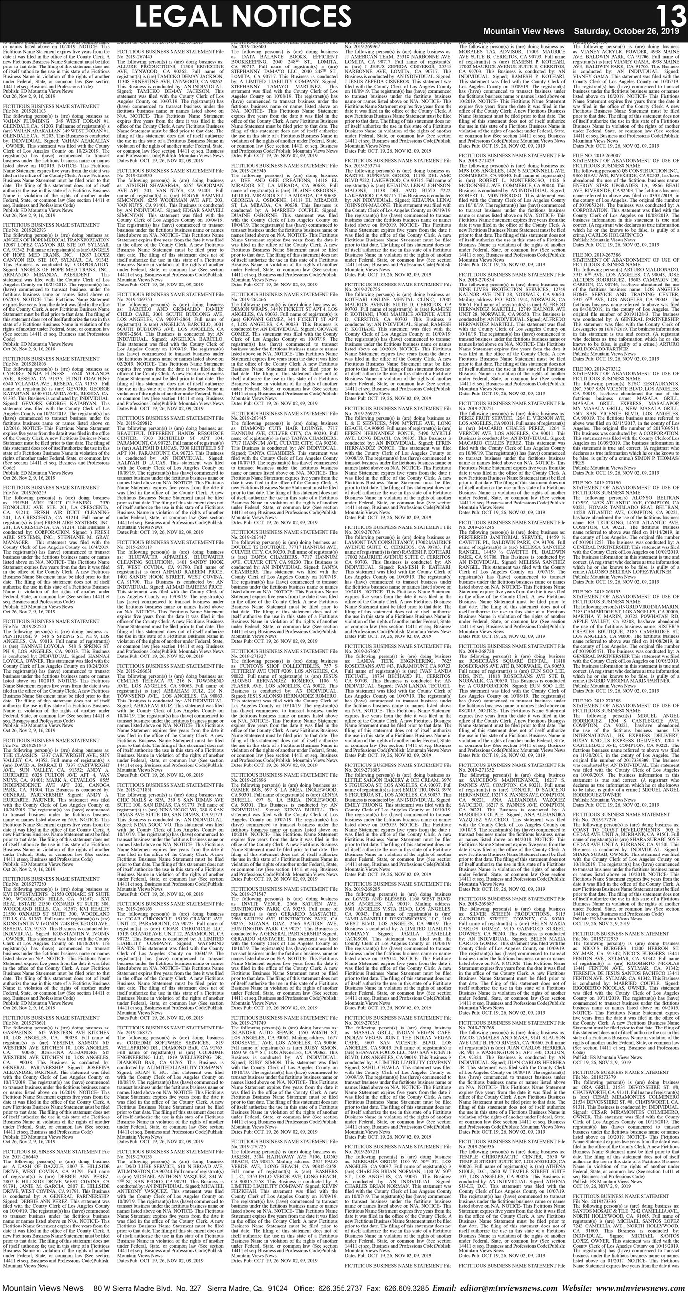 MVNews this week:  Page 13