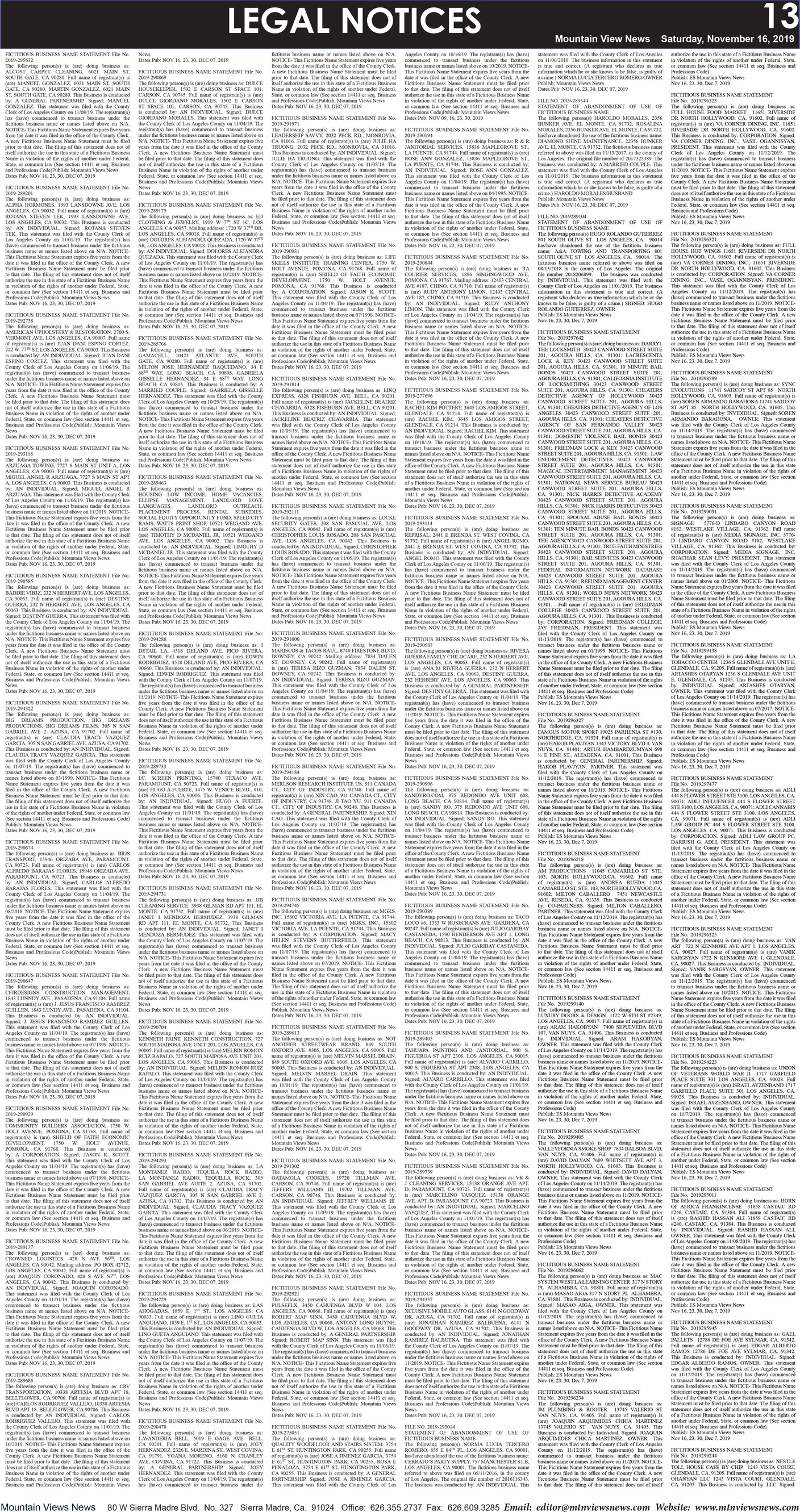 MVNews this week:  Page 13