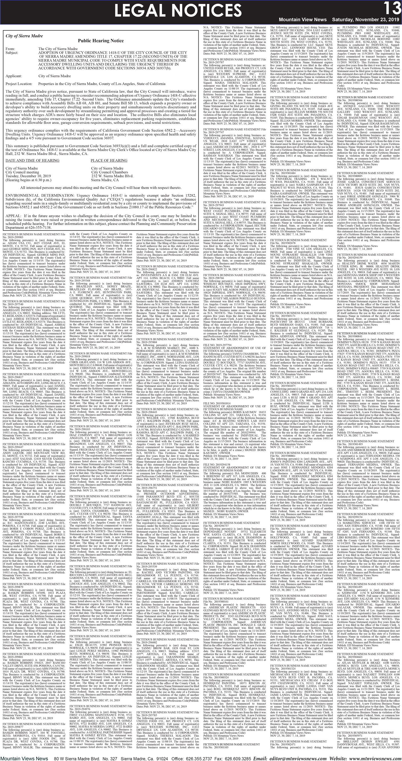 MVNews this week:  Page 13