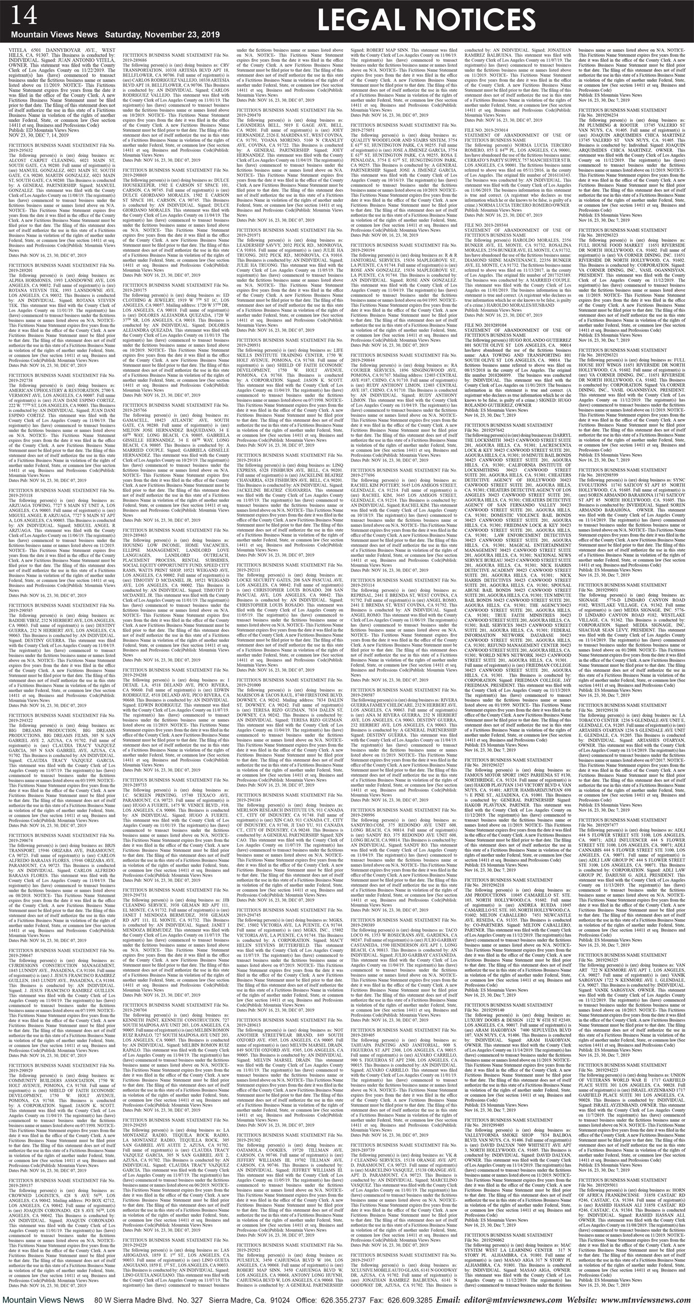 MVNews this week:  Page 14