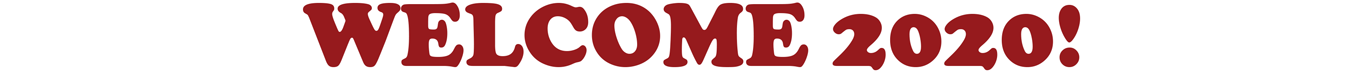 WELCOME 2020!