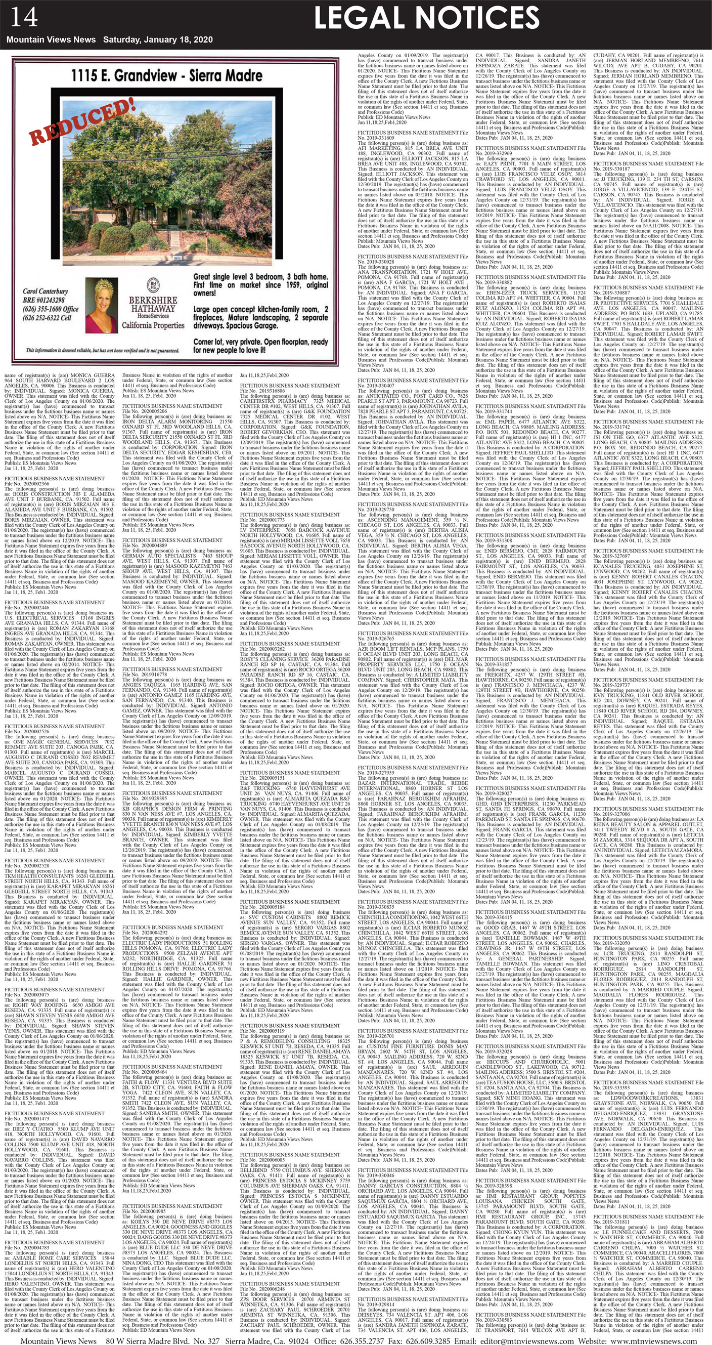 MVNews this week:  Page 14